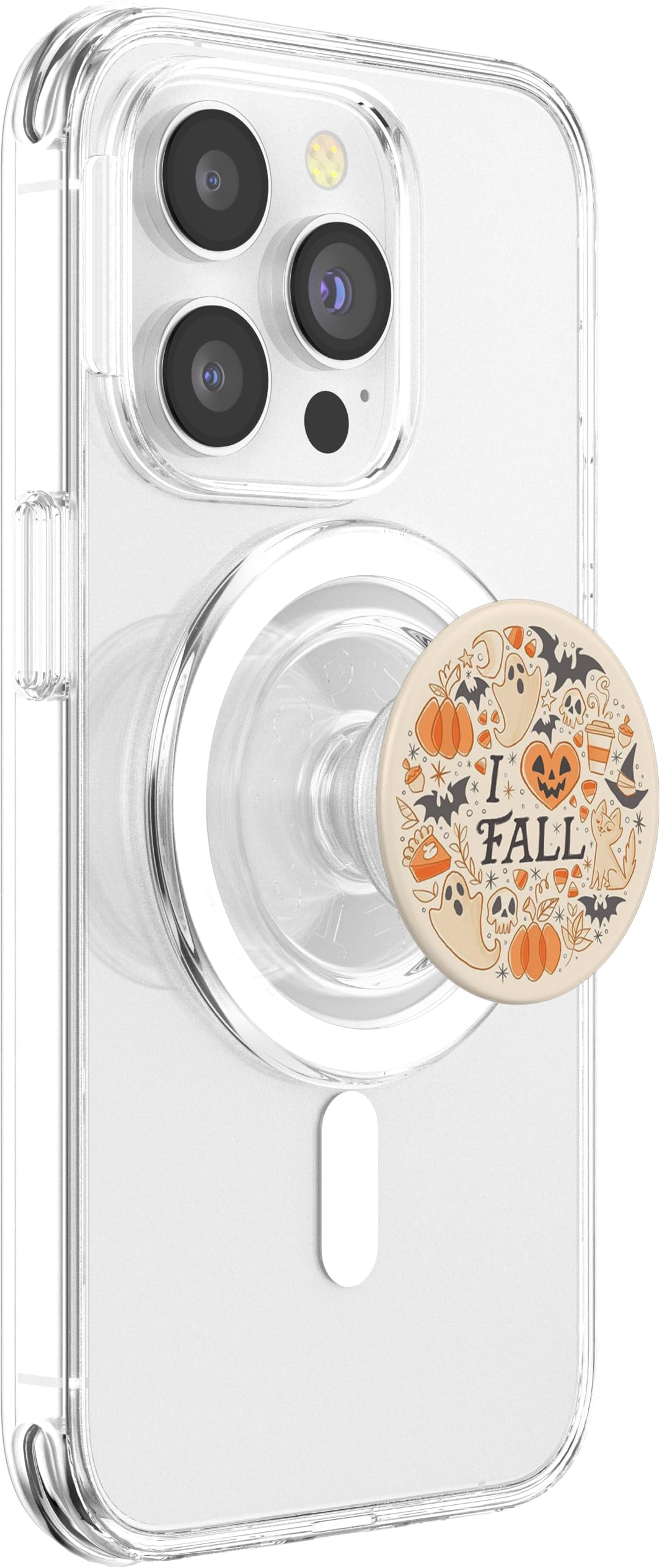 I Love Fall Season Pumpkin Cat Boo Skull Halloween Themed Popsockets Magsafe Popgrip For Iphone