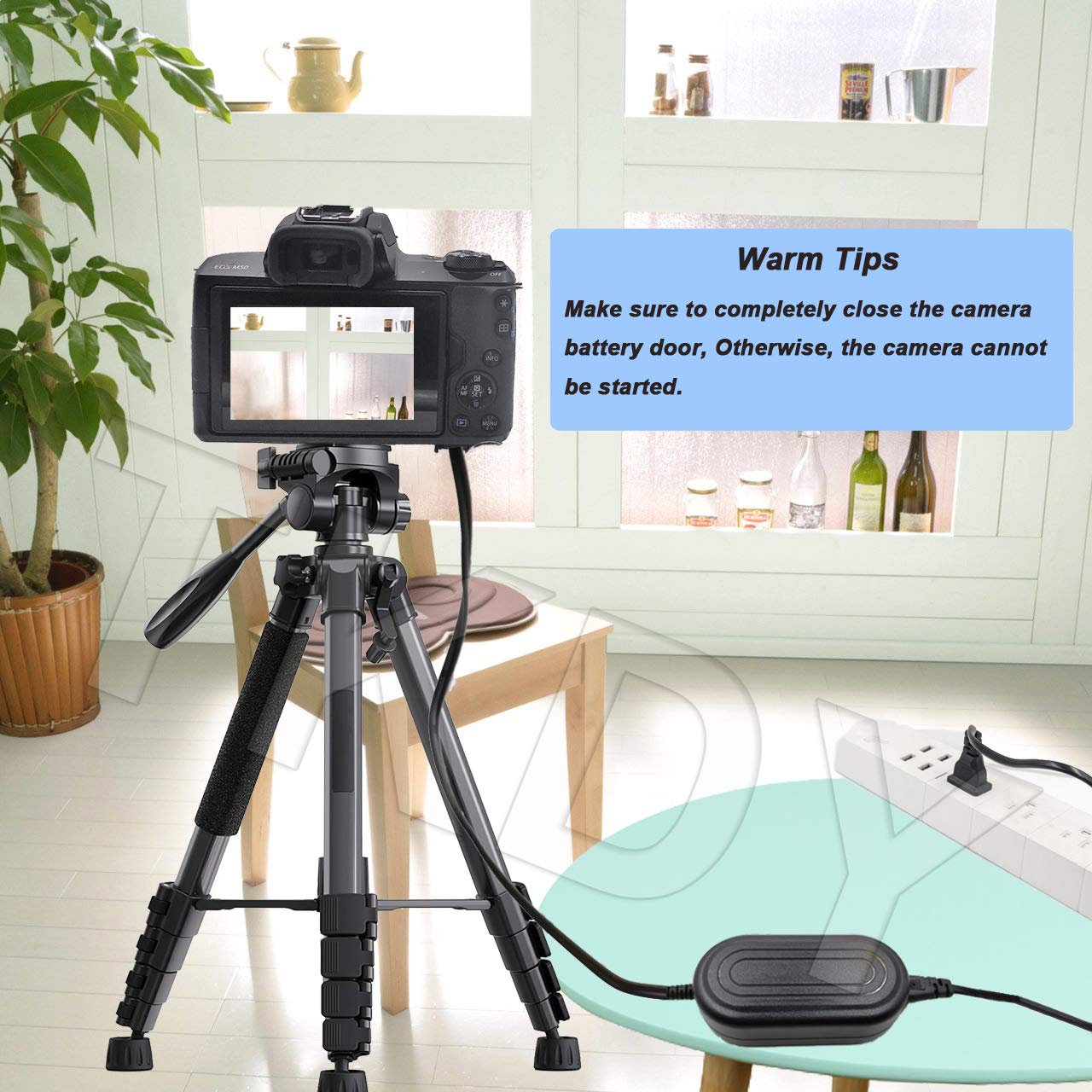 Tkdy Ack E12 Power Supply Lp E12 Eos M50 M200 Dummy Battery Dr E12 Dc Coupler Ac Adapter Kit, Fit For Canon Eos M200, M50, M50 Mark Ii, M100, M M2 M10, Kiss M, Kiss M2 Digital Cameras.