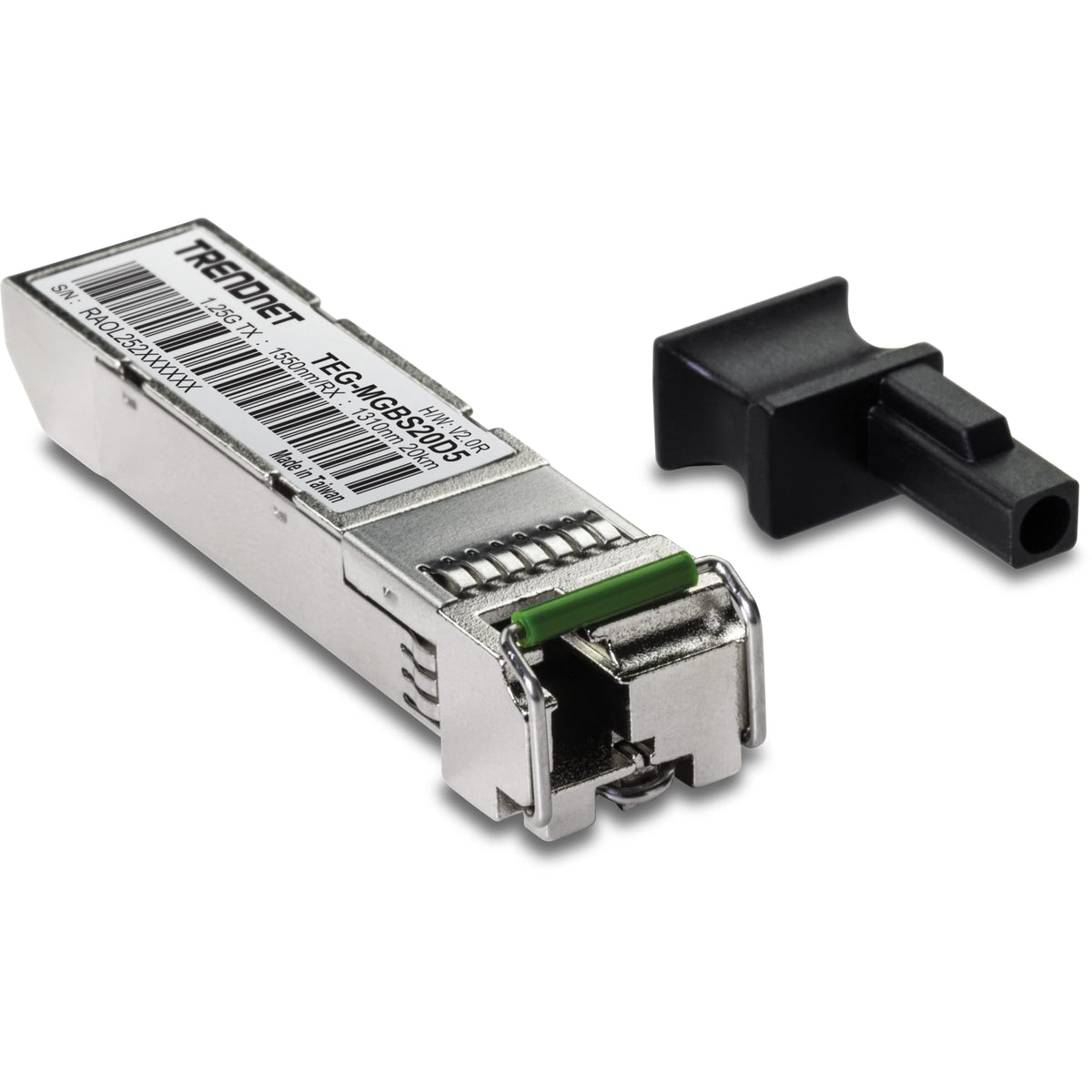 Trendnet Sfp To Rj45 Dual Wavelength Single Mode Lc Module,Teg Mgbs20D5, Must Pair W/Teg Mgbs20D3 Or A Compatible Module, Up To