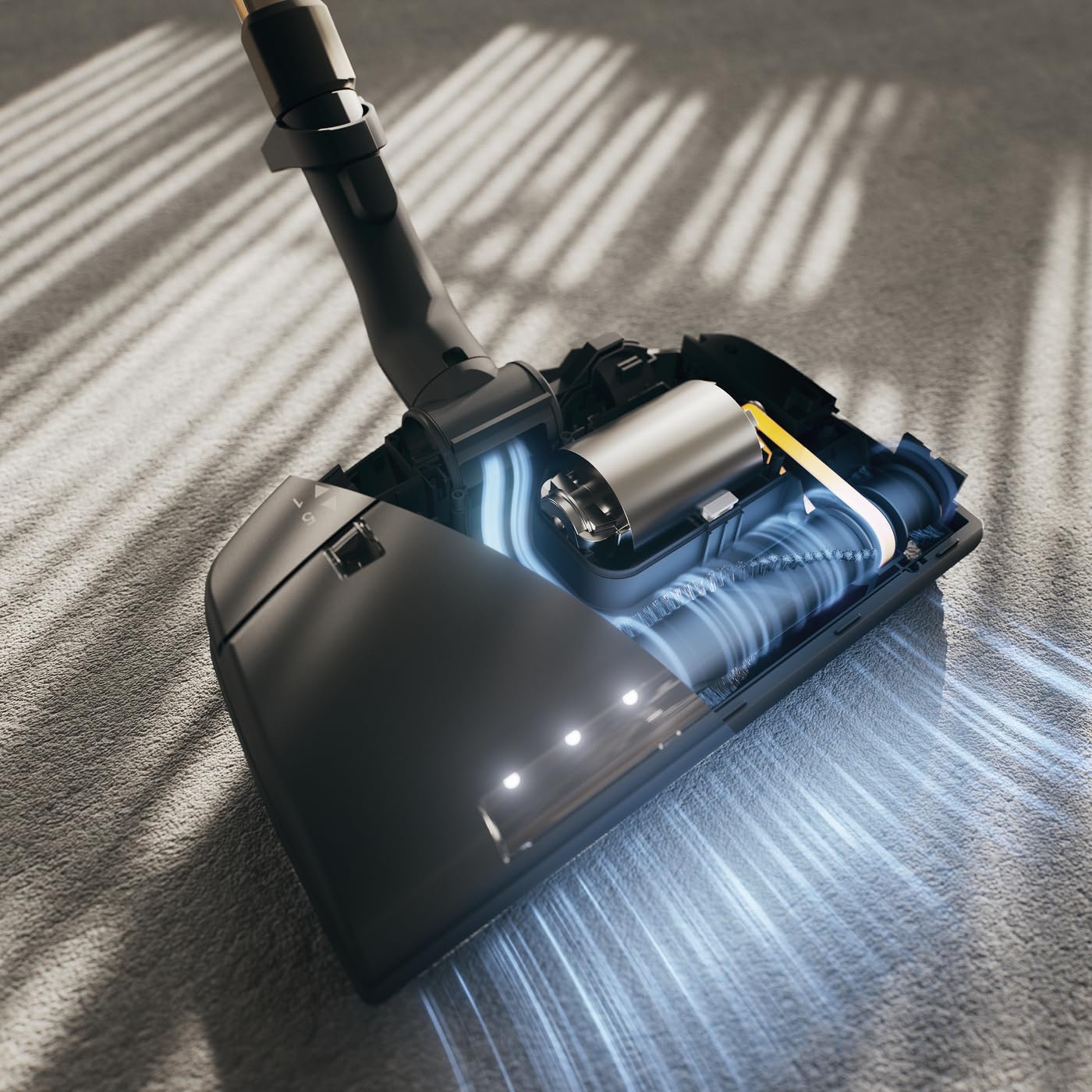 Miele Original Seb 236 Electro Premium Floorbrush, Motorized Extra Wide Floorhead For Miele Vacuum Cleaners, Quick And Deep Clea