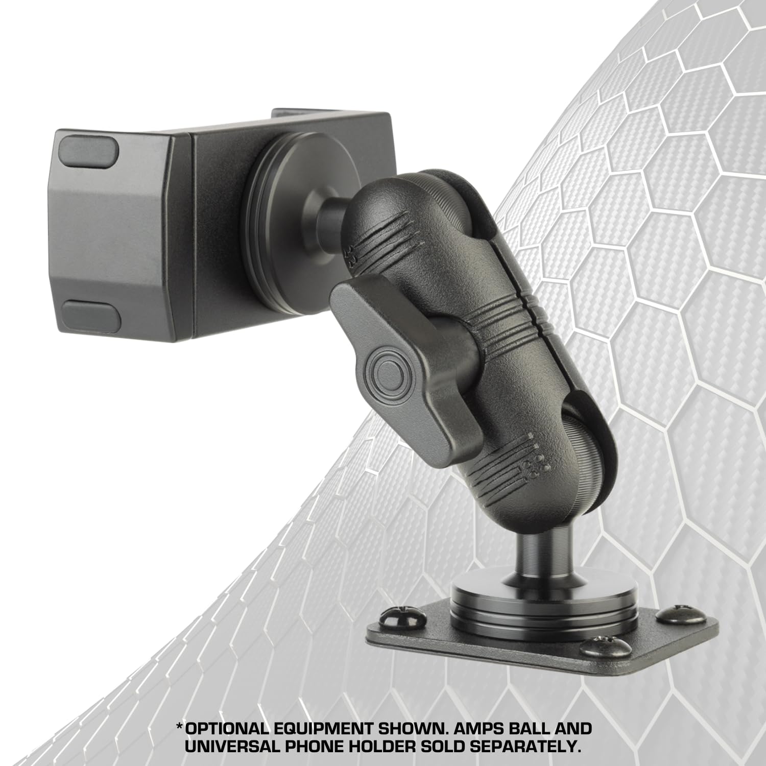 Bulletpoint 2.6'' Aluminum Mounting Arm Dual 20Mm Socket Connector Ends Compatible With 20Mm Ball Mounts
