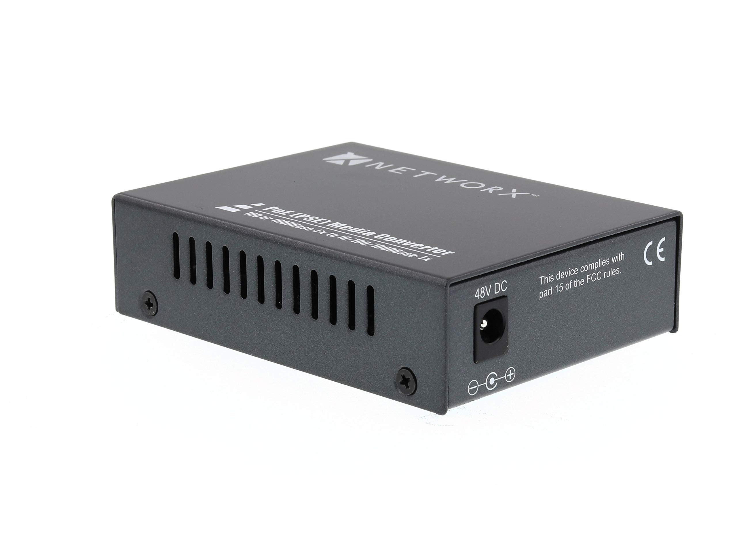 Gigabit Poe Fiber Media Converter   1000Base Lx Lc Multimode