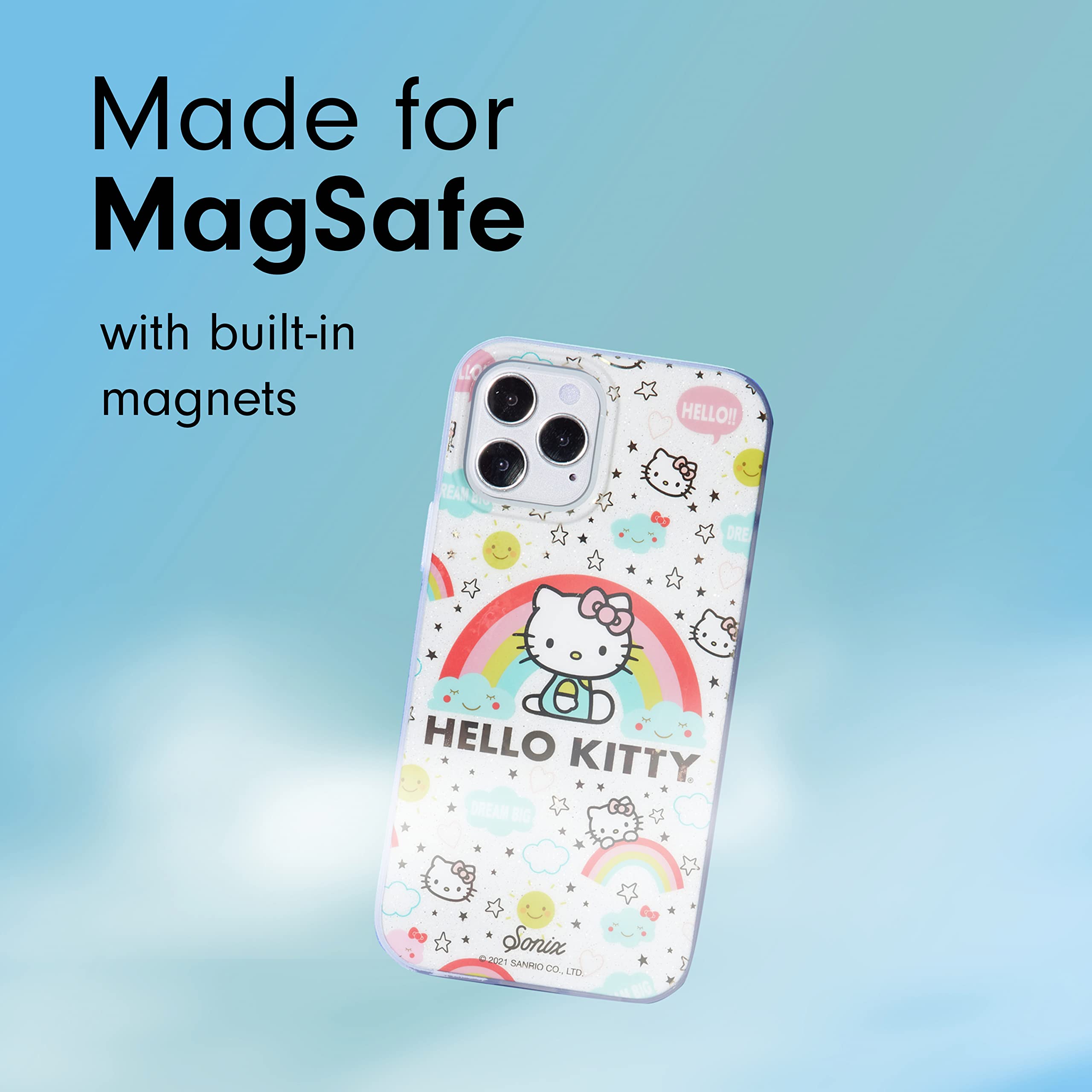 Sonix X Sanrio Case For Iphone 13 Pro | Compatible With Magsafe | 10Ft Drop Tested | Cosmic Hello Kitty