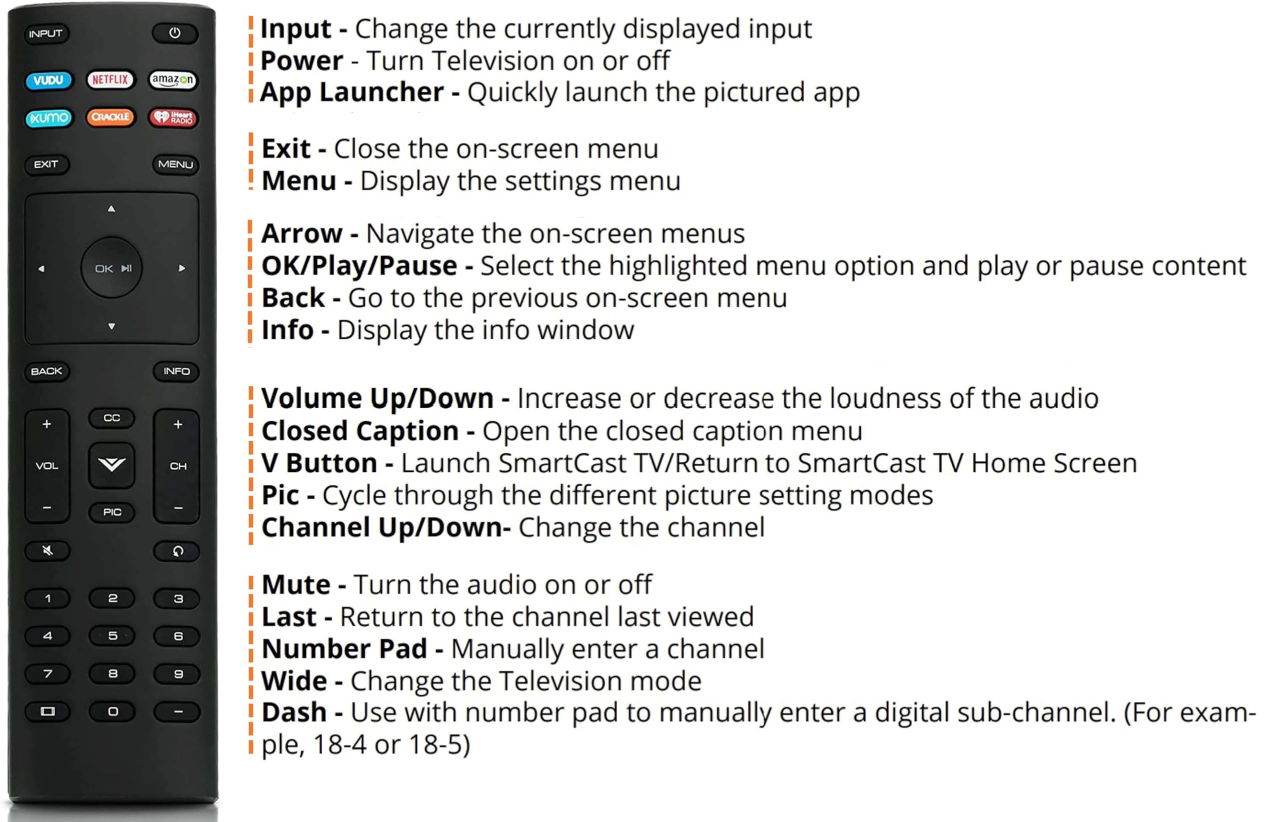 New Xrt136 Remote Control Works For Vizio Smart Tv D24F F1 D43F F1 D50F F1 E43 E2 E60 E3 E75 E1 M65 E0 M75 E1 P55 E1 P65 E1 P75