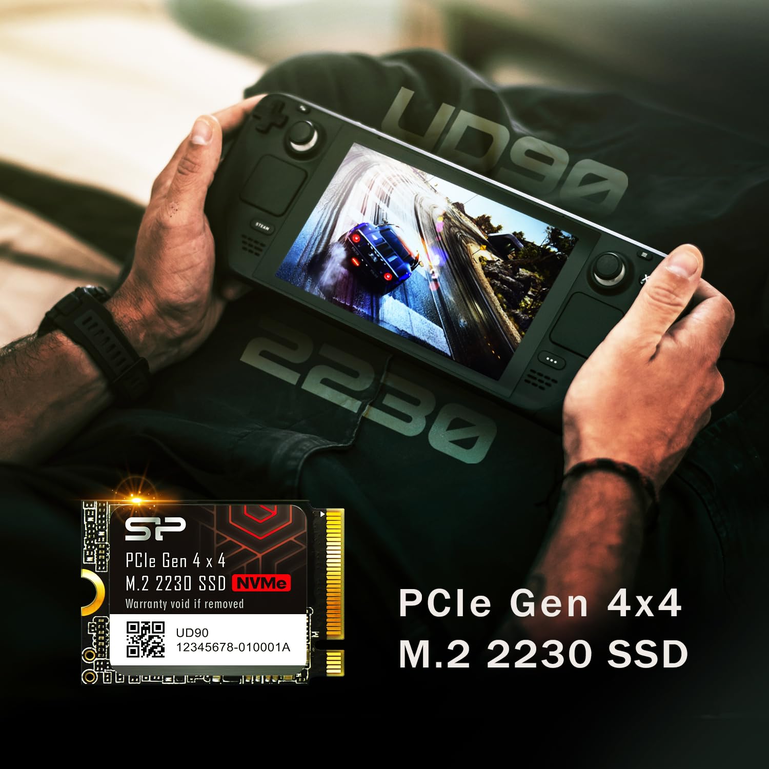 Silicon Power 2Tb Ud90 2230 Nvme 4.0 Gen4 Pcie M.2 Ssd R/W Up To 5,000/3,200Mb/S Solid State Drive Compatible With Steam Deck (S