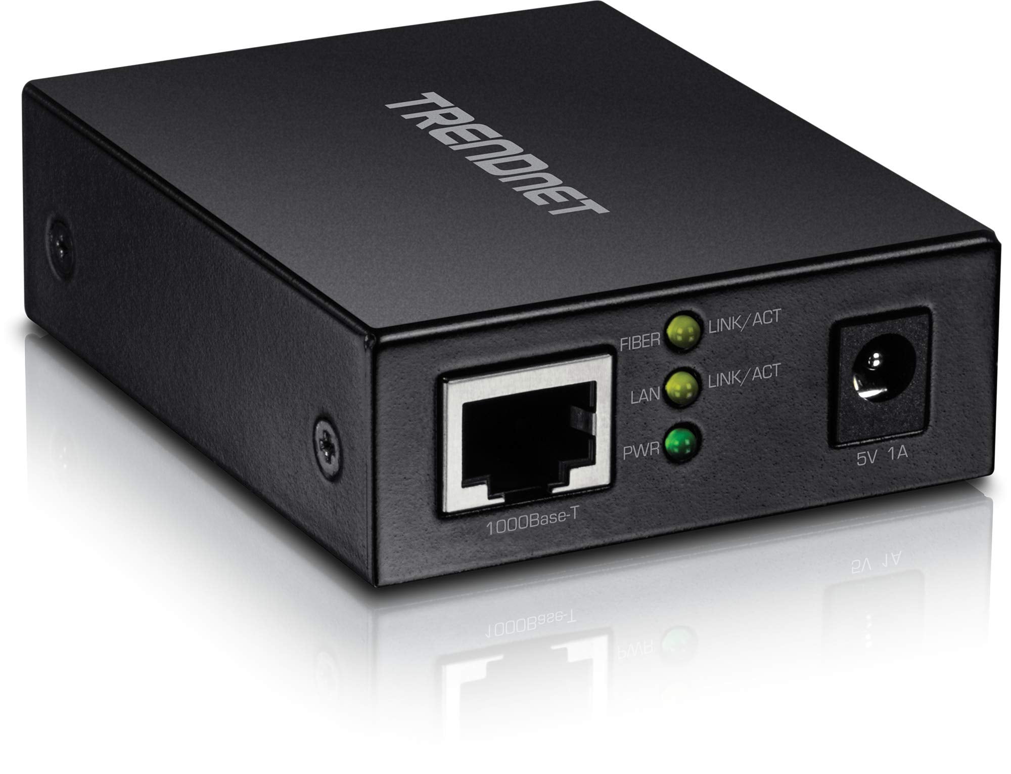 TRENDnet 1000Base-T to SFP Fiber Media Converter, Compact Design, 1000Base-T RJ-45 Port, 1000Base-SX/Lx SFP Slot, Mini Gbic, Mul