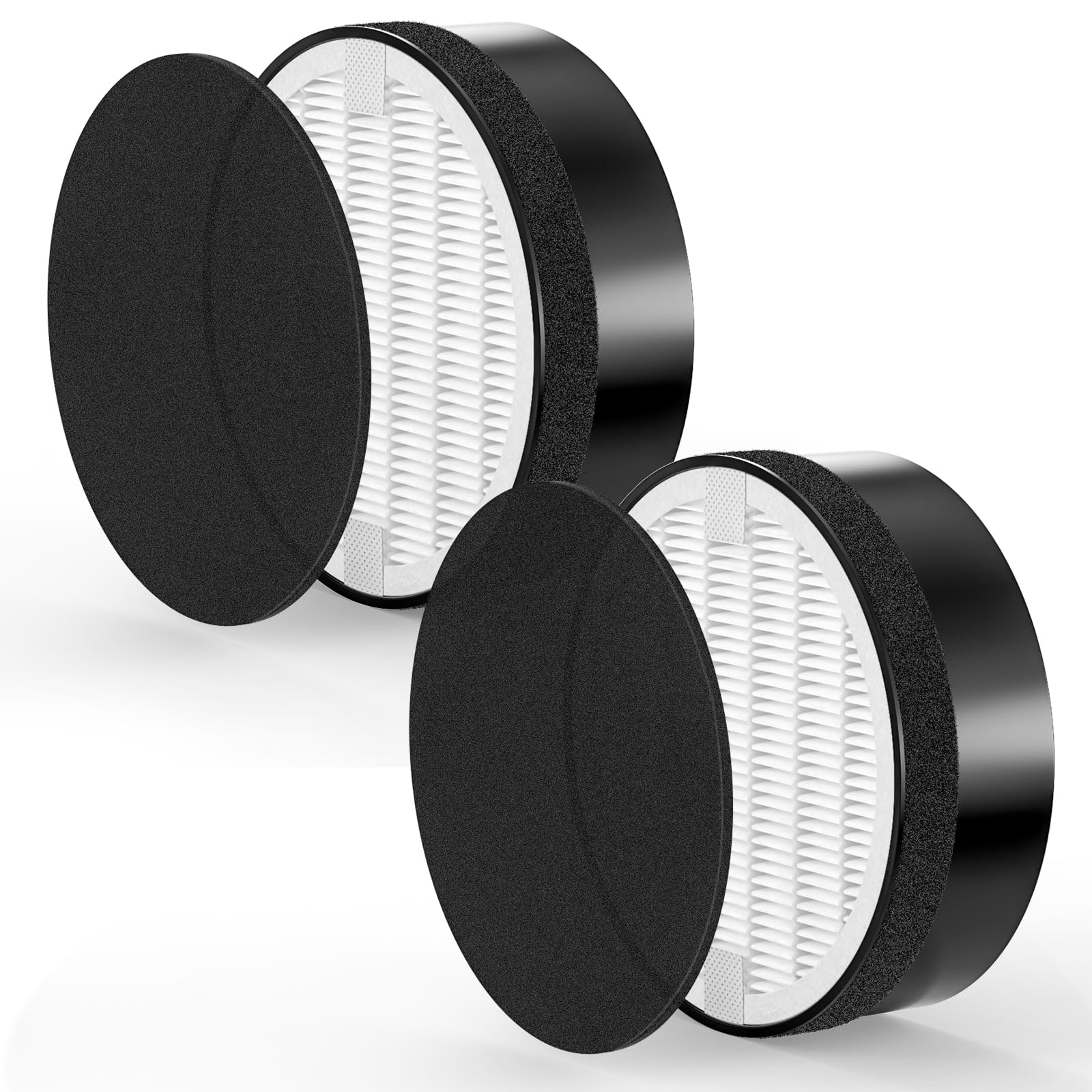 Lv H132 Replacement Filter Compatible With Levoit Lv H132 Air Purifier, Pre Filters, H13 True Hepa Filter, Activated Carbon Filt