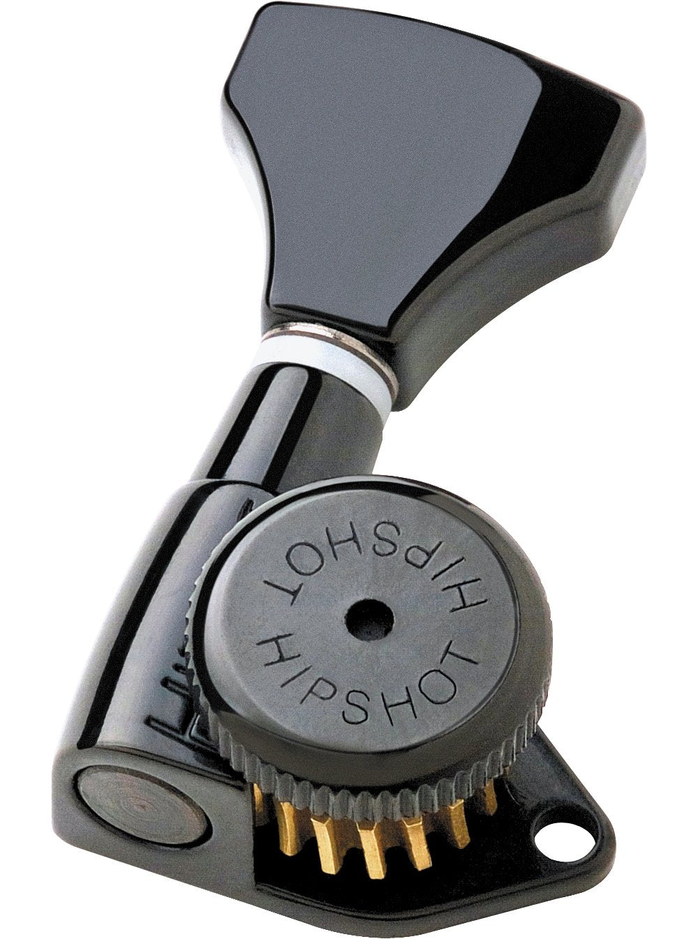 Hipshot 6Glo Grip Lock Locking Guitar Tuning Machines 3+3 Black