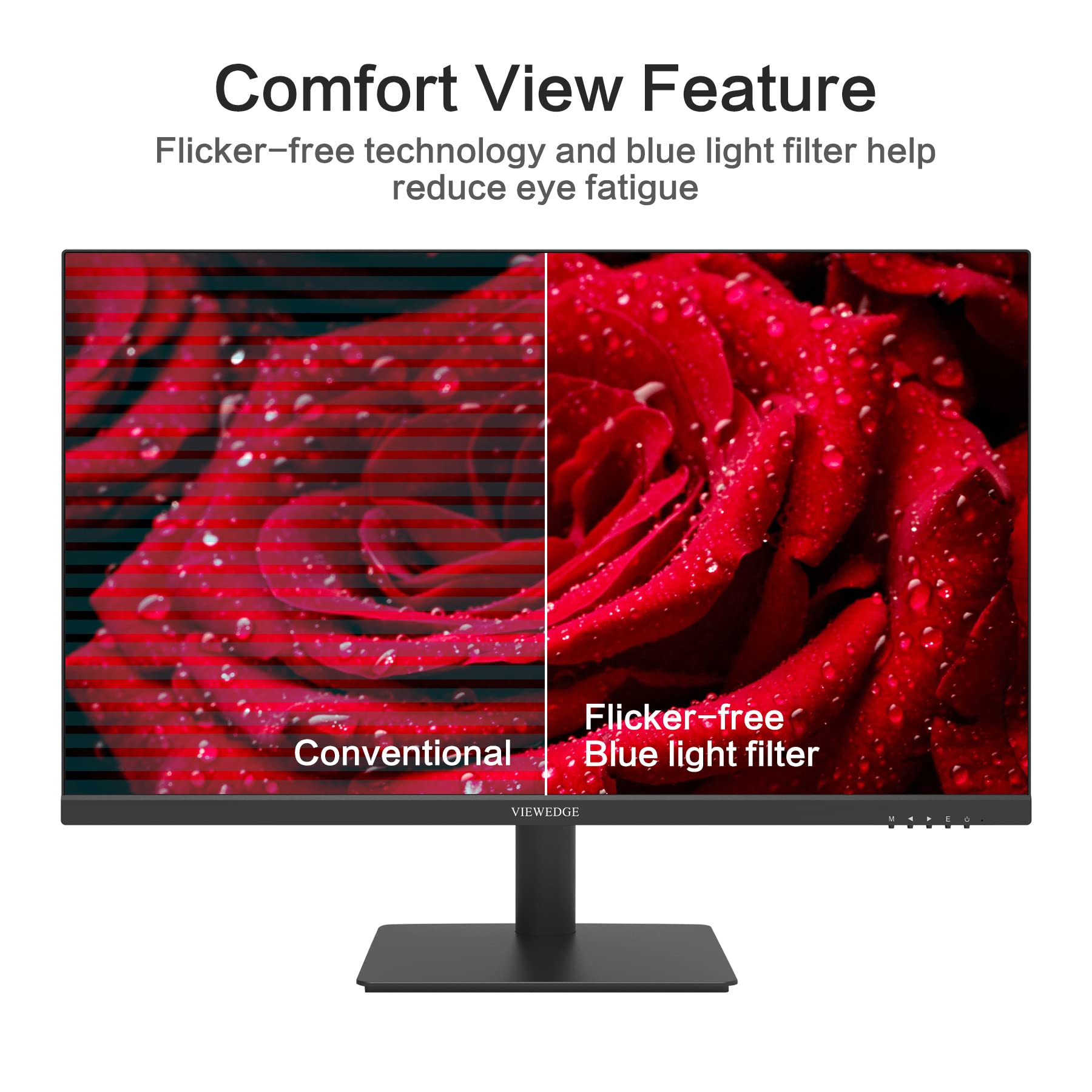 Viewedge 27 Inch Monitor With 2K 2560 X 1440 Ips Panel 75Hz | Computer Monitor 27 Inch Qhd With Hdmi, Dp And Vesa Wall Mountable