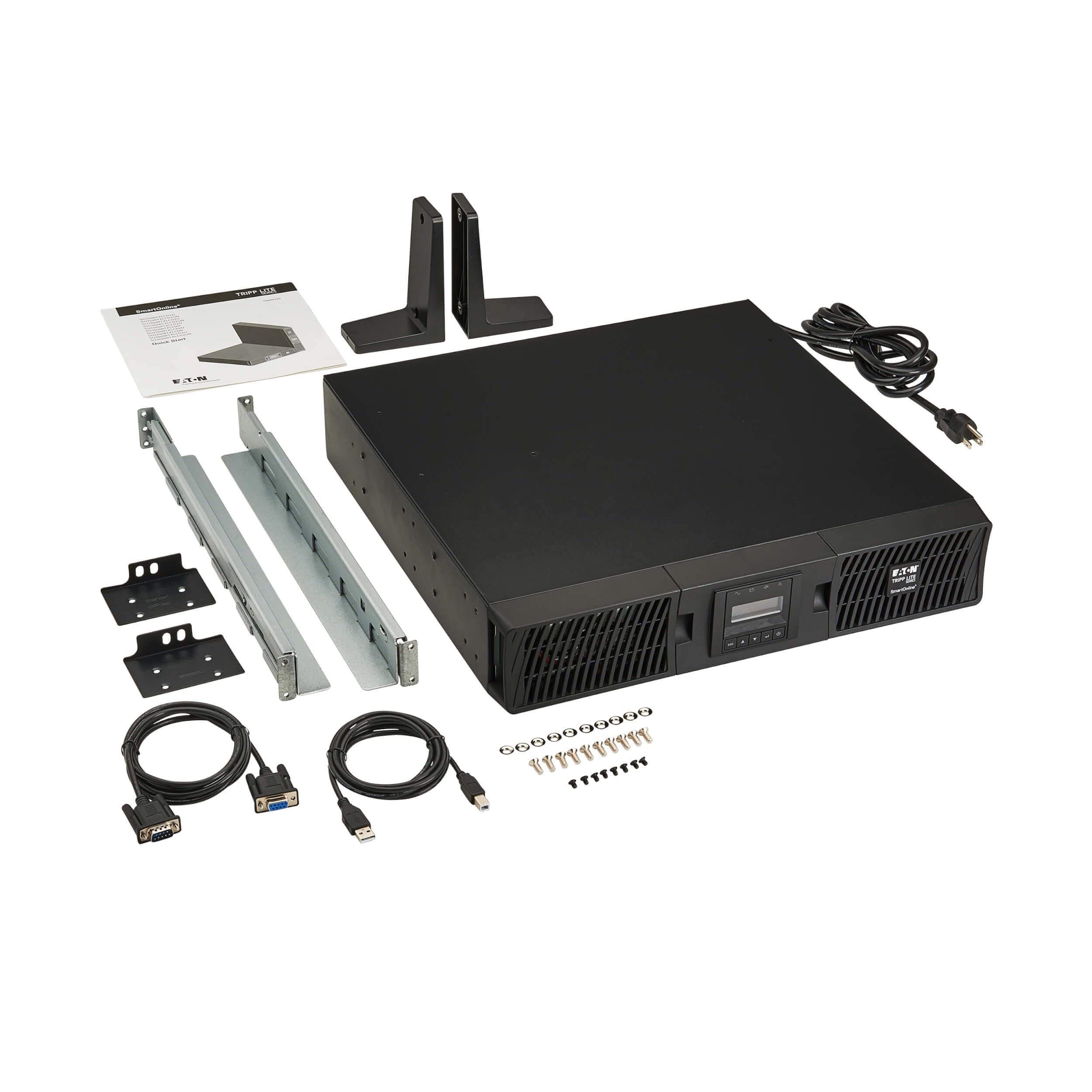 Tripp Lite Eaton Series Smartonline 750Va Ups, Pure Sine Wave Double Conversion, 675W, 2U Rack/Tower, Extended Run, Network Card