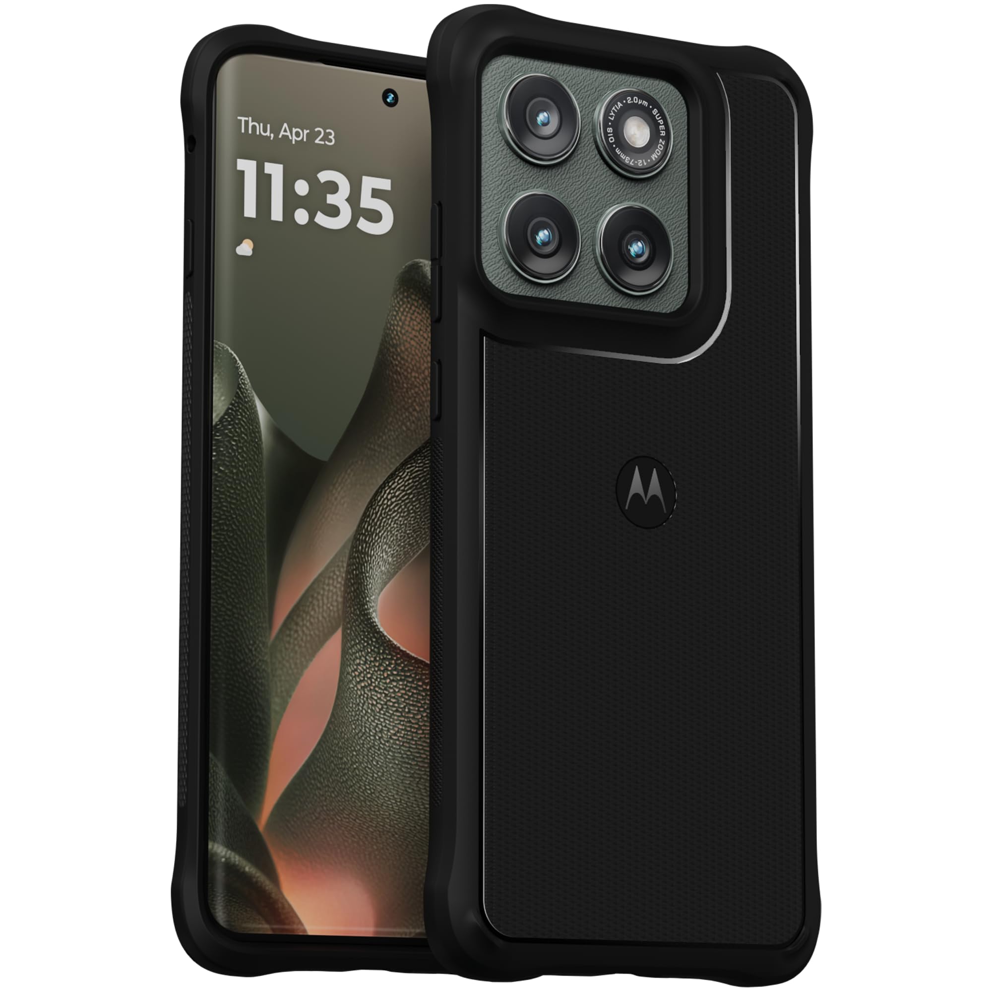 Motorola Edge (2025) Black Protective Case - Precision fit, Stylish Shock Absorbing Phone Case