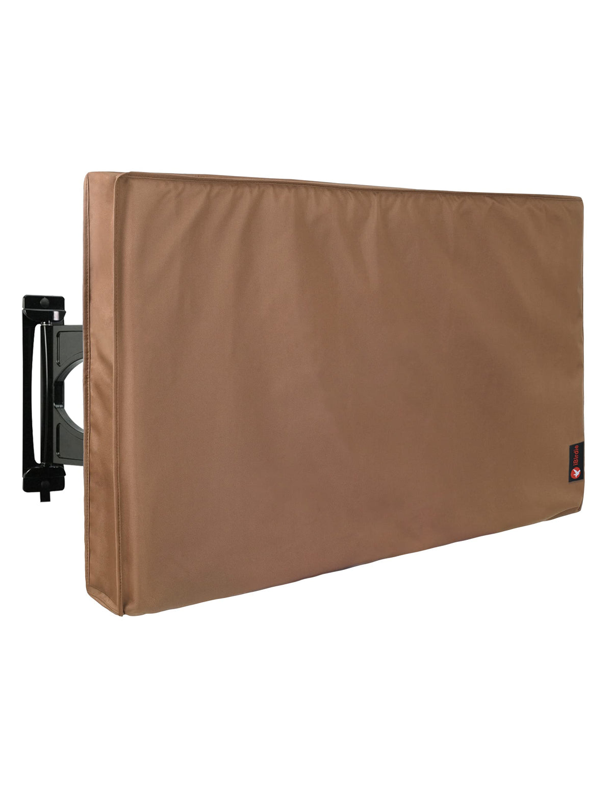iBirdie Outdoor TV Cover 28 to 32 inch Weatherproof, Cover Size 29''L x 19''H, Waterproof for Outside Flat Screen 28 to 32 inch TV, Brown, 600D Thick Fabric Screen Protector with Bottom