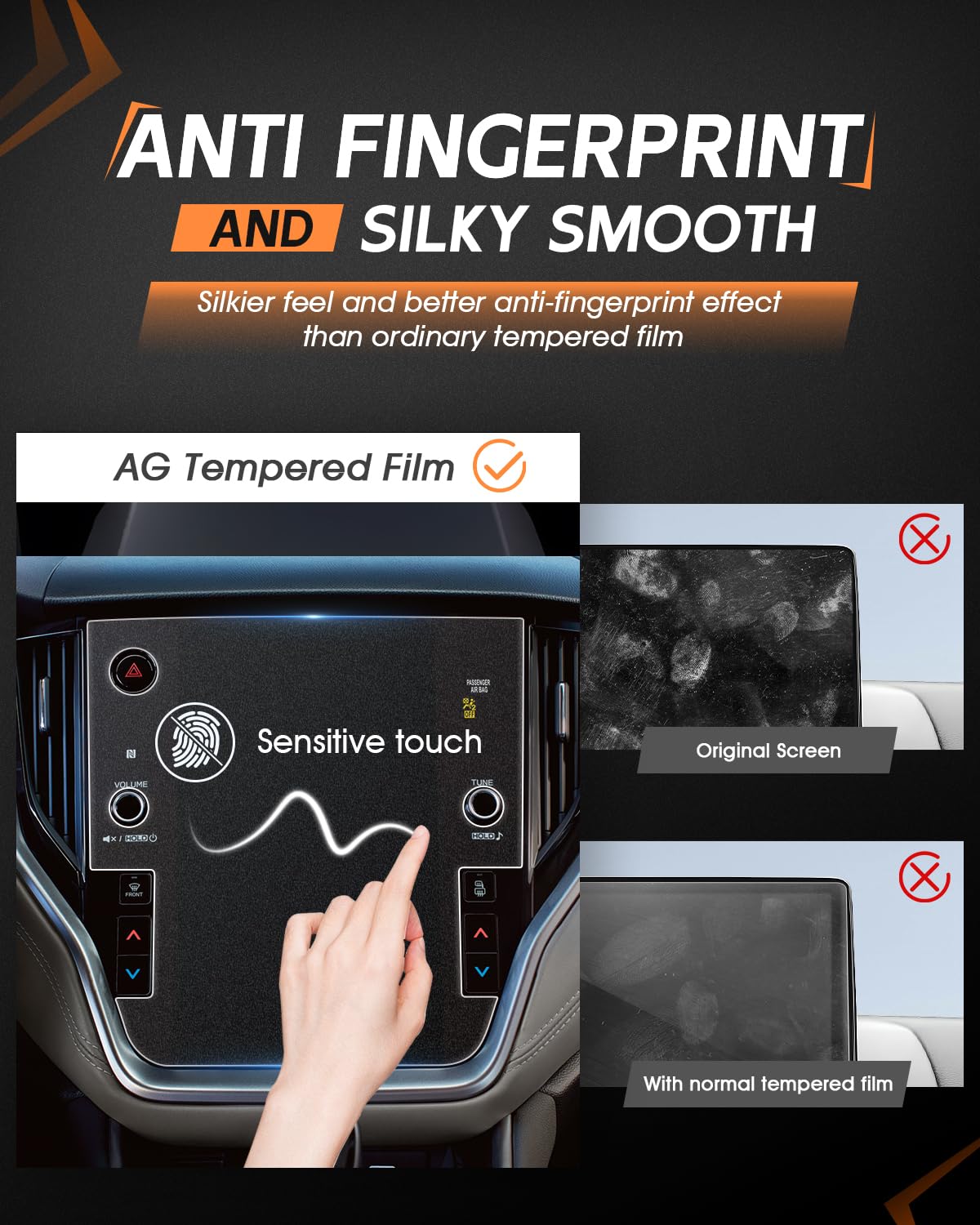 Cdefg (Matte Screen Protector For Subaru Outback Legacy 2025 2024 2023 2022 2021 2020 Accessories Premium Onyx Edition Wilderness Limited Touchscreen  11.6' Matte Anti Glare Tempered Glass