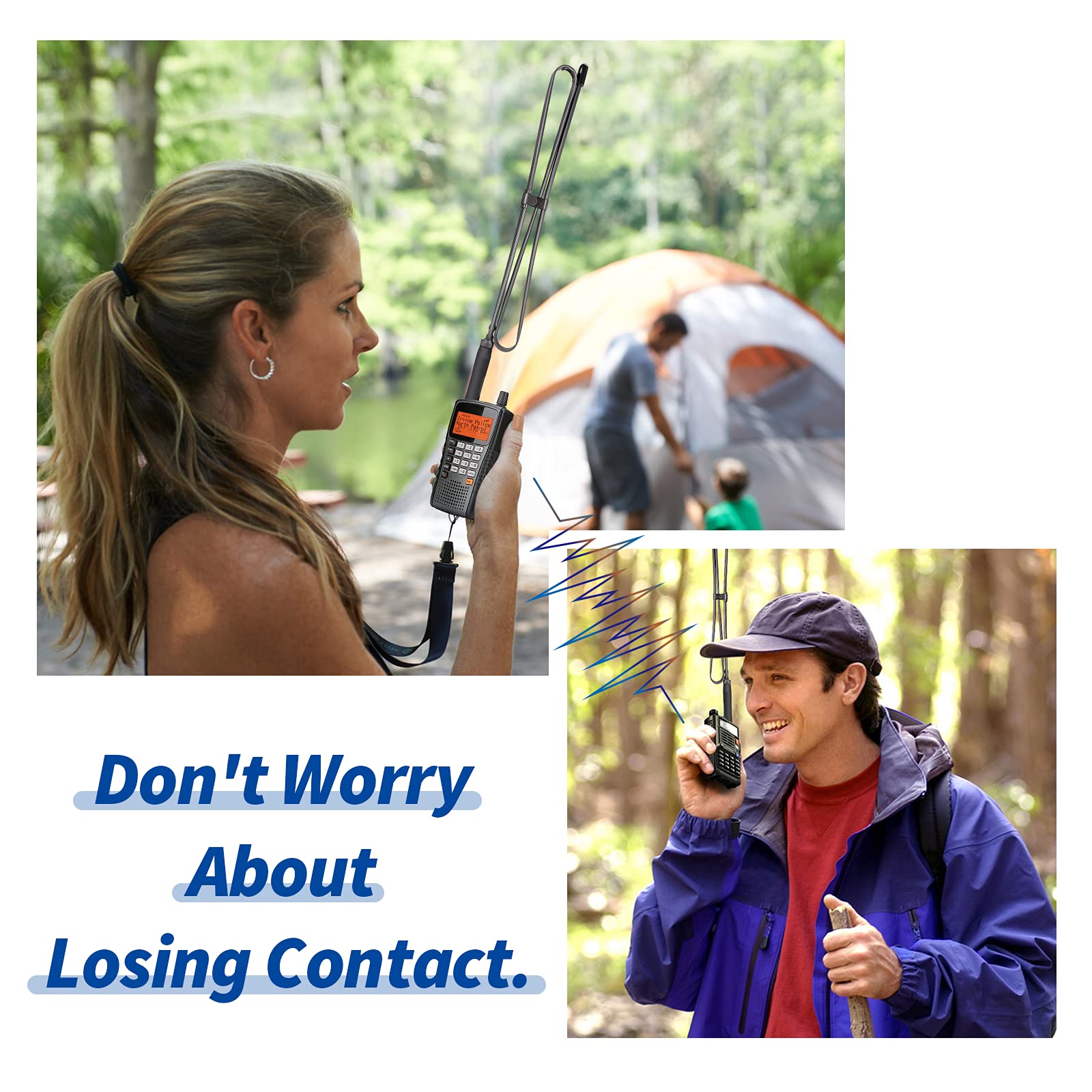 Bingfu Dual Band Vhf Uhf 136 520Mhz 42.5 Inch Foldable Cs Tactical Sma Female Ham Radio Antenna For Kenwood Wouxun Baofeng Bf F8