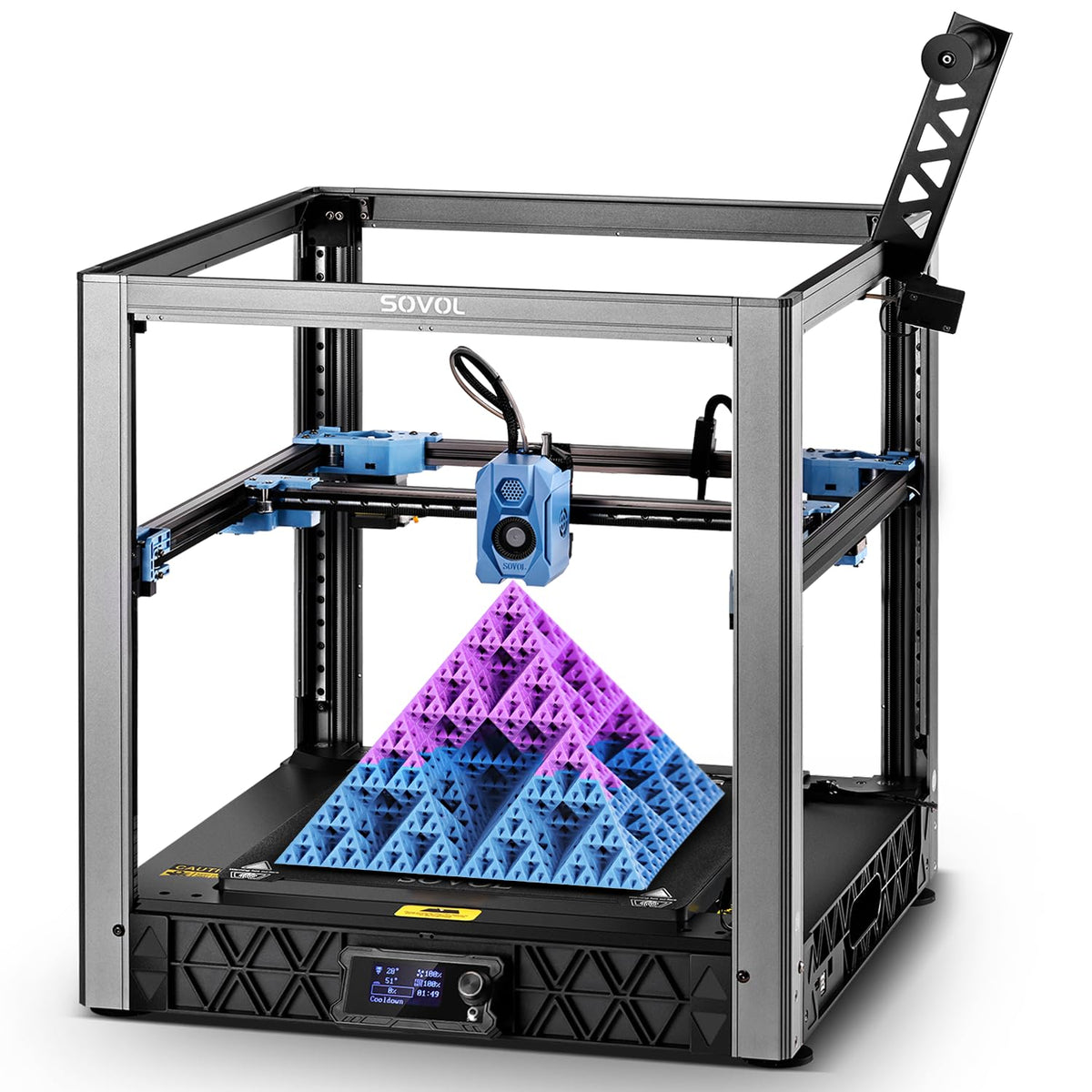Sovol Sv08 Core Xy 3D Printer Voron 2.4 Open Source, 700Mm/S High Speed 3D Printers With 300? Clog Free Hotend & Camera, Auto Le
