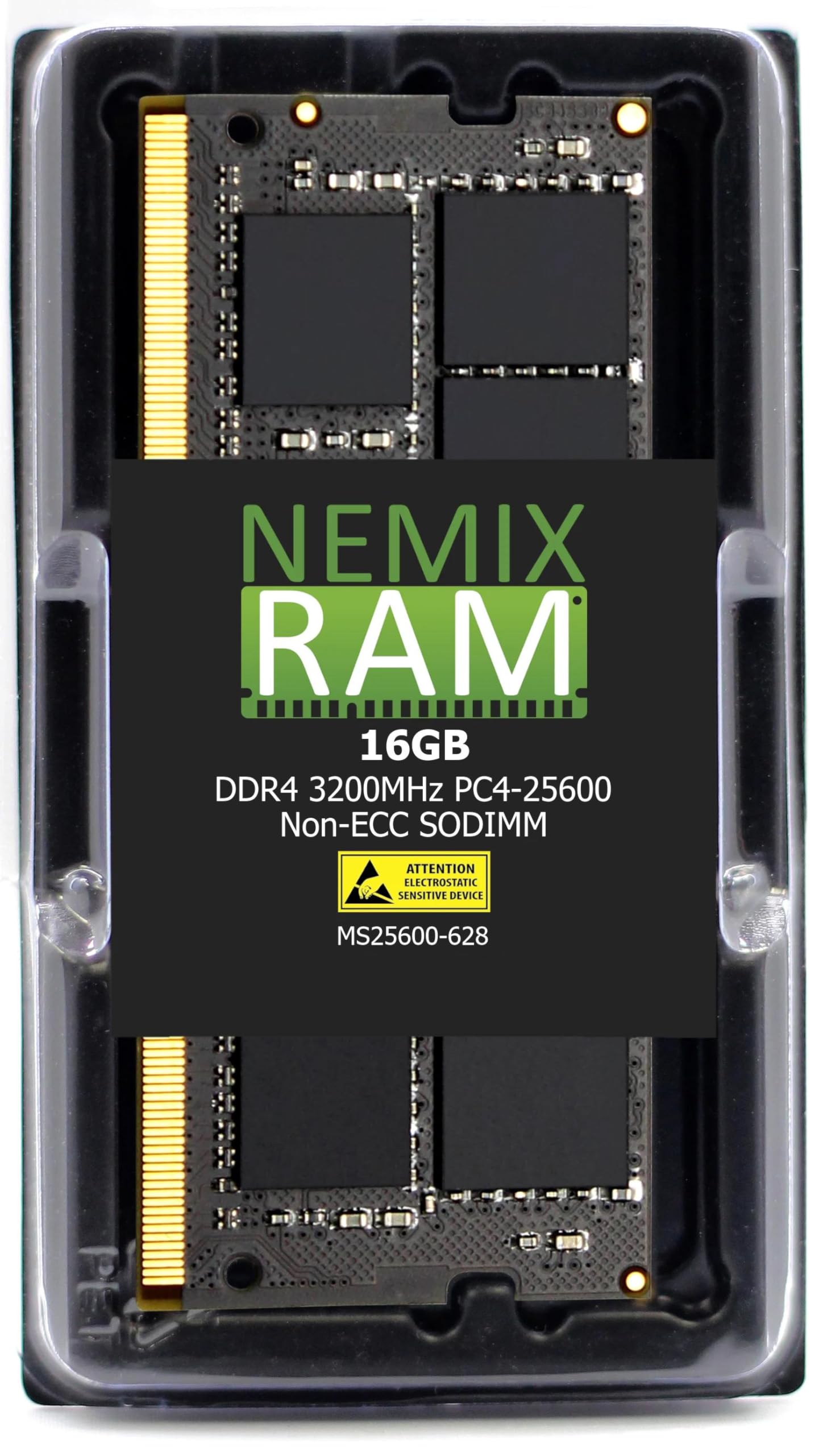 Nemix Ram 16Gb (1X16Gb) Ddr4 3200Mhz, 2933Mhz Or 2666Mhz 260 Pin 1.2V Non Ecc Unbuffered Sodimm Laptop Pc Memory