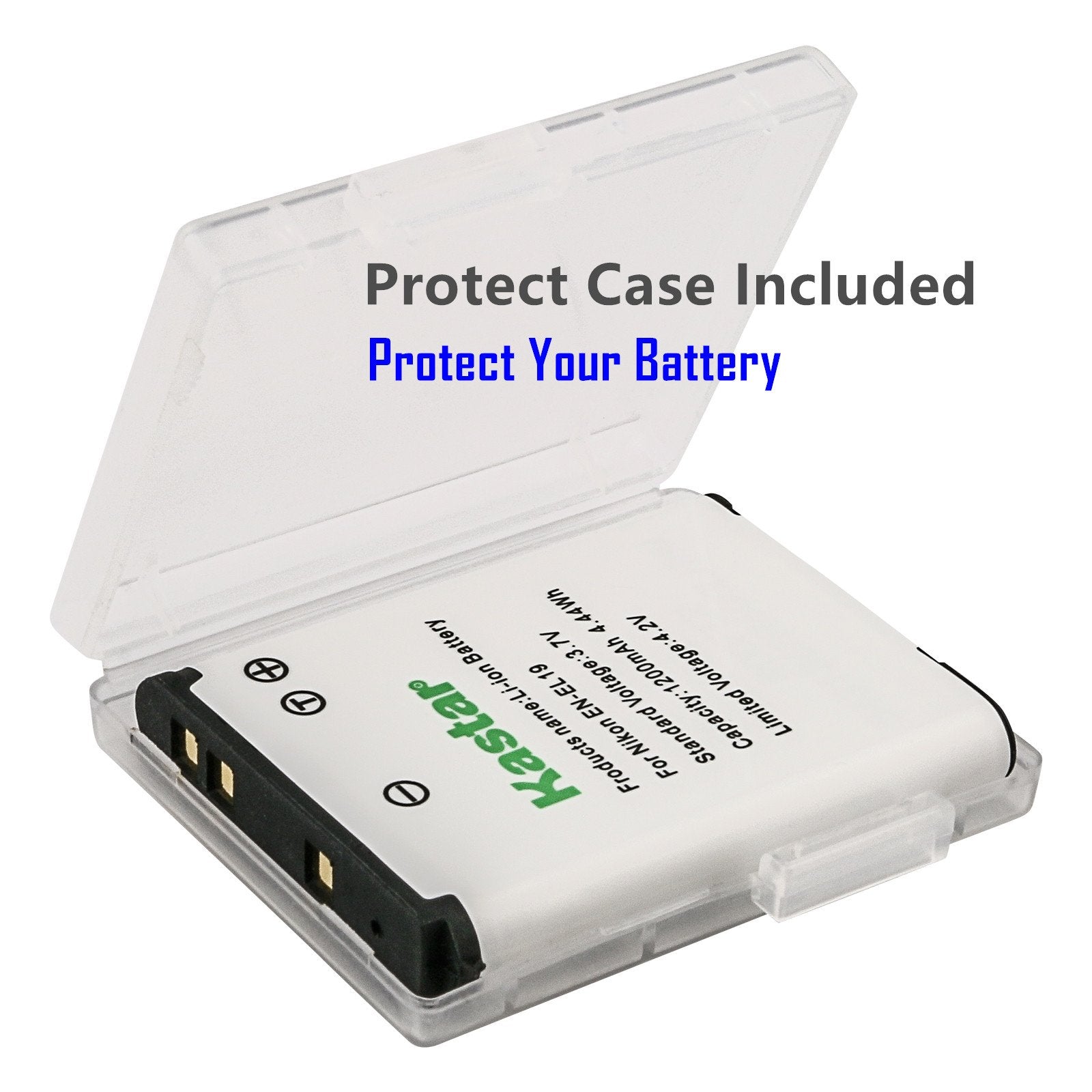 Kastar En-El19 Rechargeable Li-Ion Battery For Nikon Coolpix S7000 S3700 S6800 S3600 S5300 S6500 S6900 S33 S3100 S2900 S2800 S32