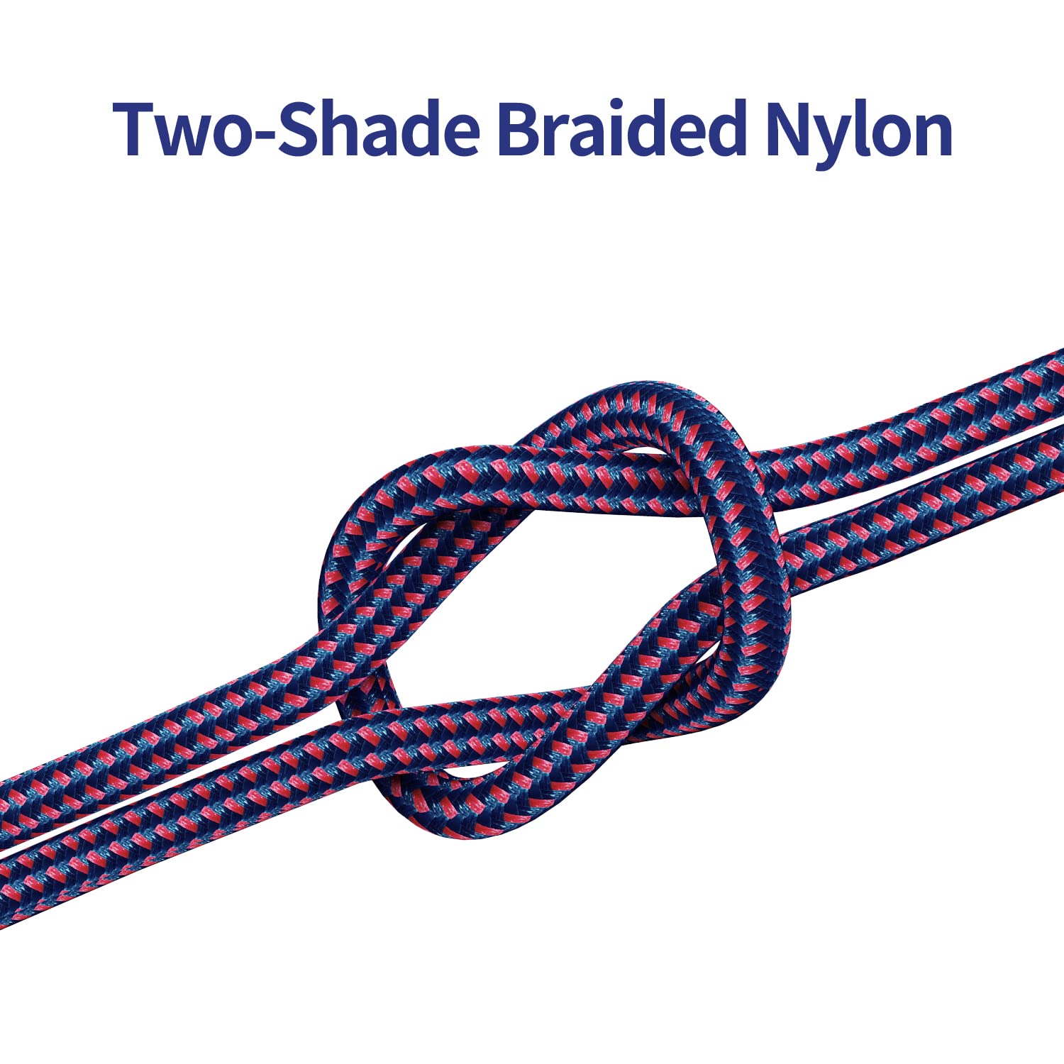 Grephone 5 Pack Iphone Charger Cable,1Ft [Mfi Certified] Extra Long Lightning Cable,Nylon Braided Long Iphone Charging Cord 1Feet Usb Cables (Blue)