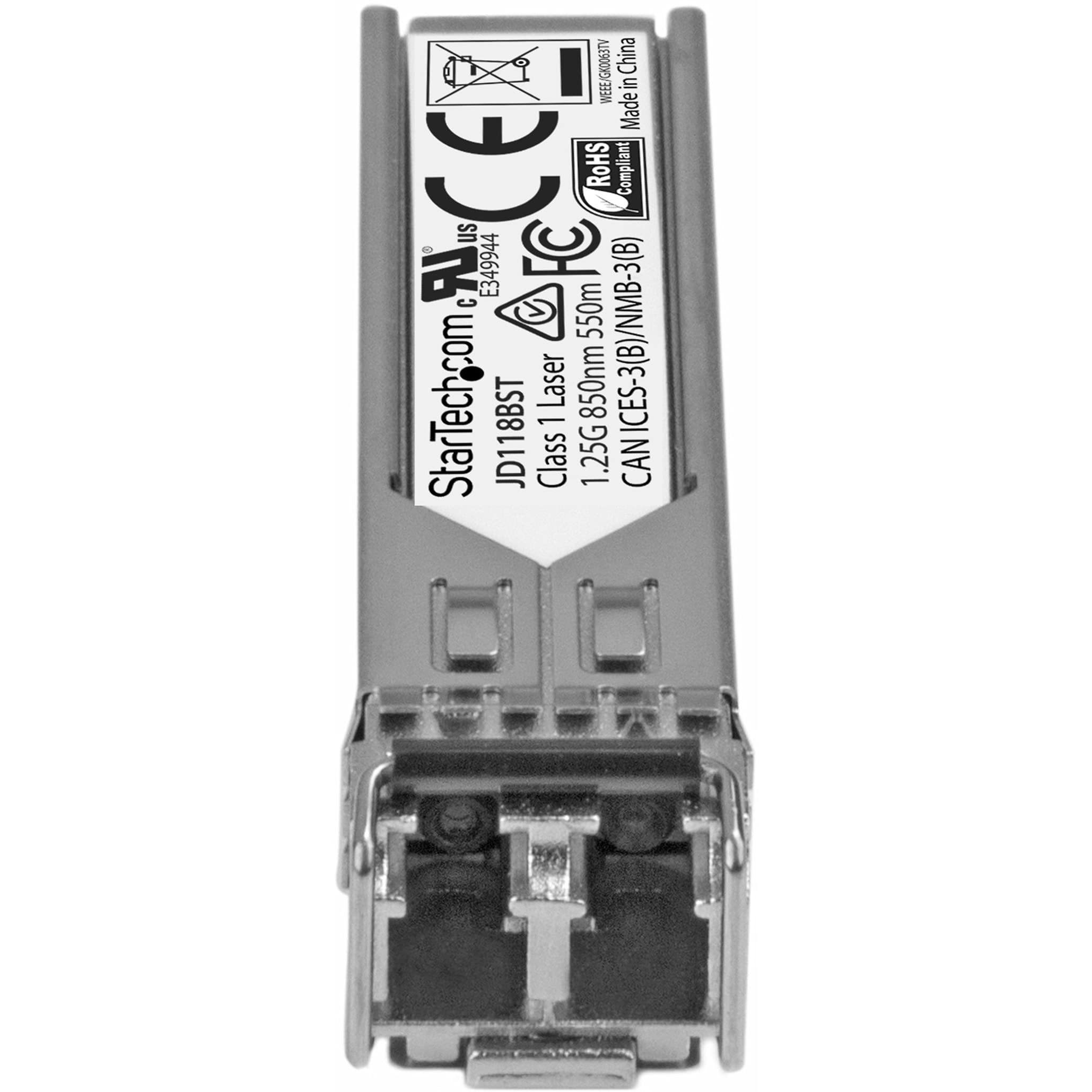 Startech.Com Hpe Jd118B Compatible Sfp Module   1000Base Sx   1Gbe Multi Mode (Mmf) Fiber Optic Transceiver   1Ge Gigabit Ethern