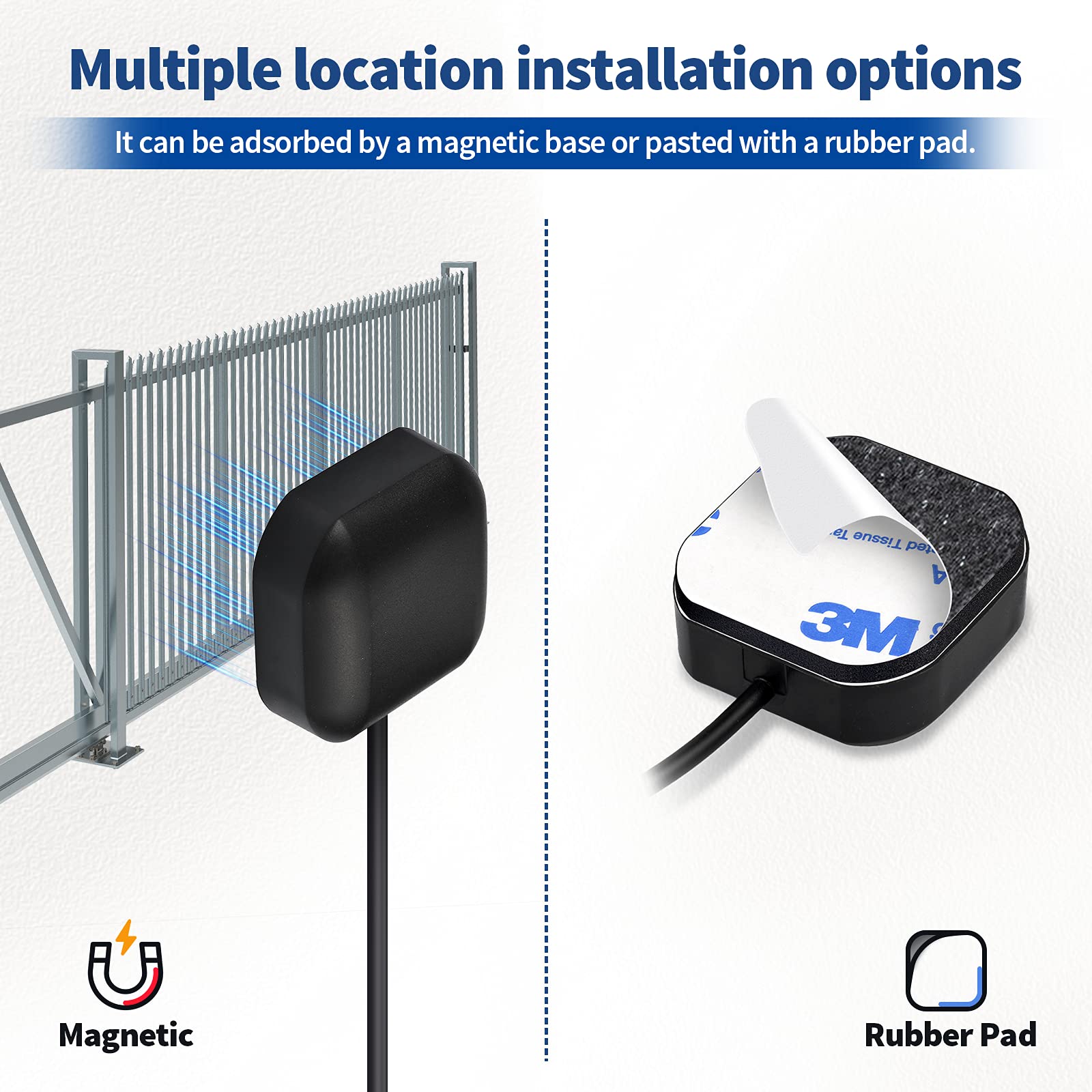 Bingfu Vehicle Waterproof Active Gps Navigation Antenna Fakra C Blue Gps Antenna Compatible With Ford Dodge Ram Gm Chevy Chevrol