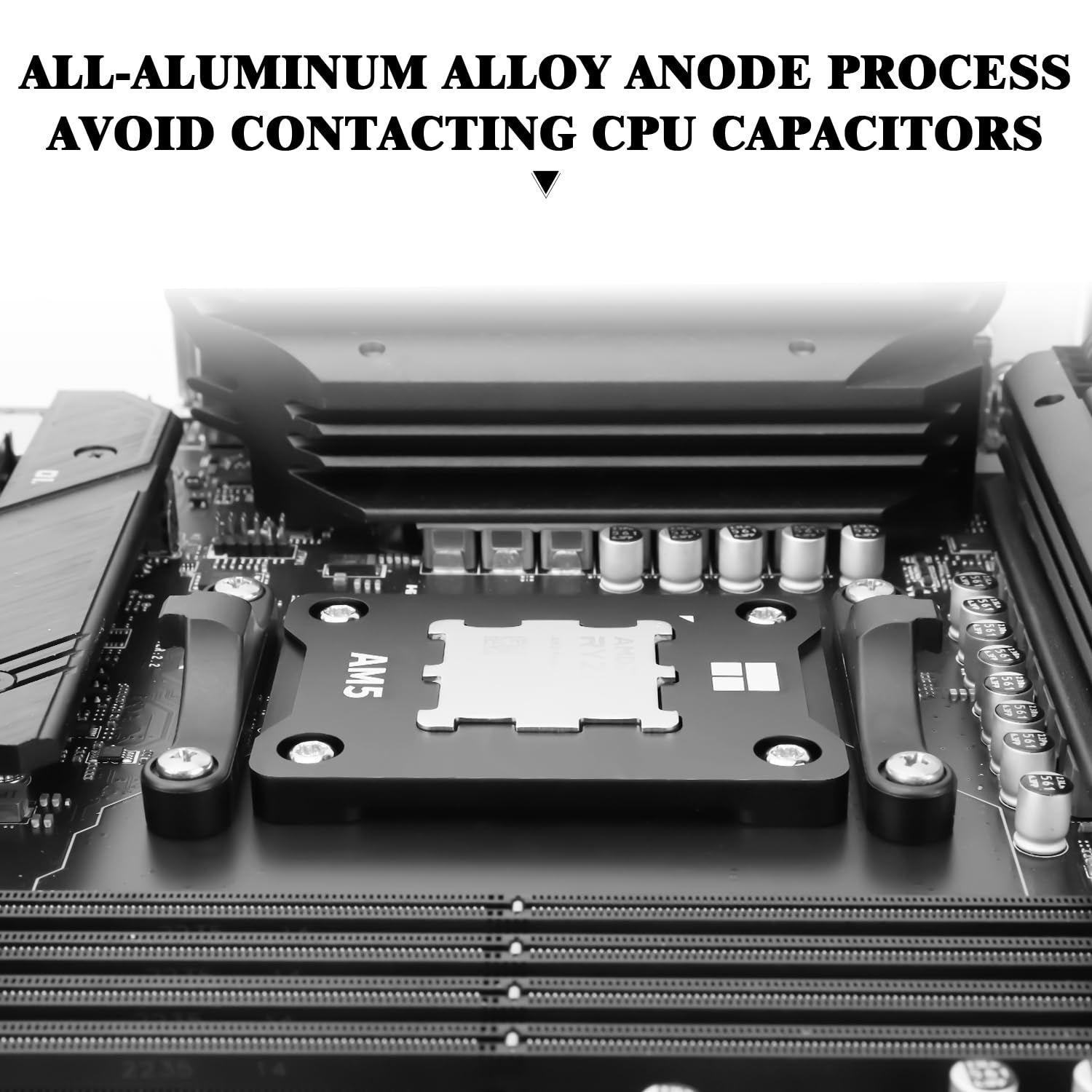 Thermalright Asf Black V2 Am5 Cpu Holder, Am5 Safety Fixed Frame, Am5 Secure Frame, Corrective Anti Bending Fixing Frame, Am5 An