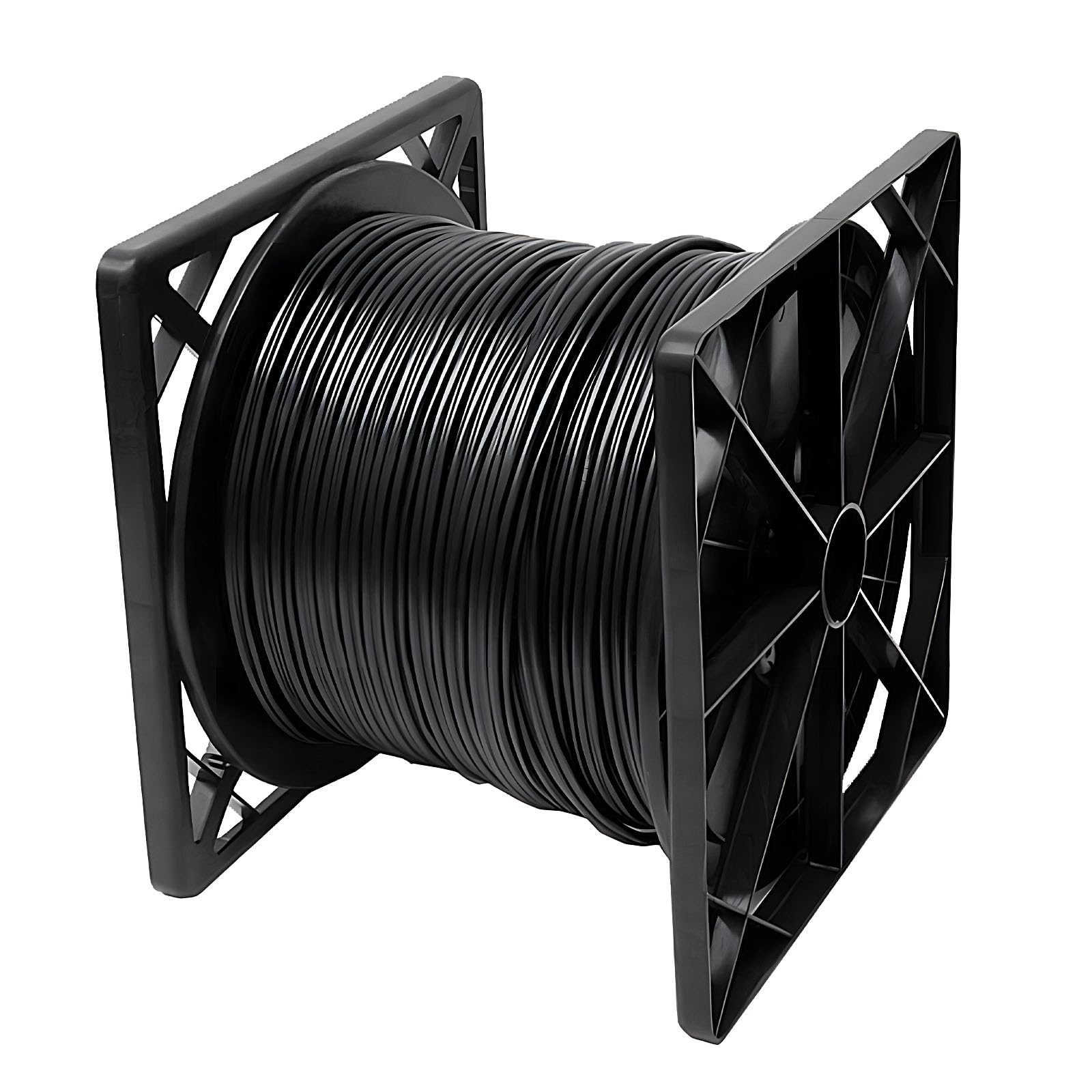 Centropower Outdoor Cat 5E Ethernet Cable 1000Ft,24Awg 4 Pair Solid Bare Copper Conductor, 350Mhz, Uv Resistant,Rainproof Direct Burial,Cat 5 Long Network Cable Black Unshielded (Utp), Ul Listed