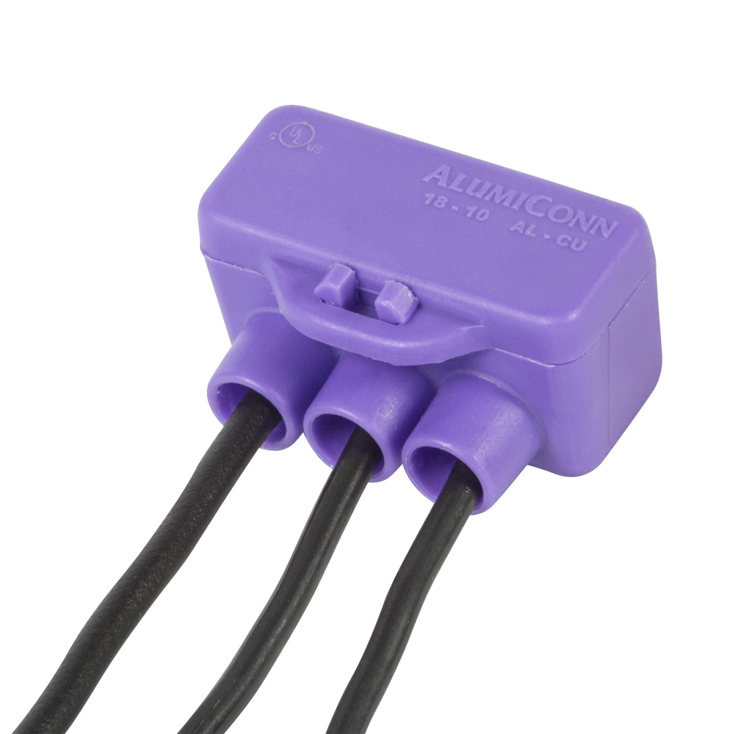 King Innovation 95145 Alumiconn Wire Connector, 1000 Pk, Purple, Count