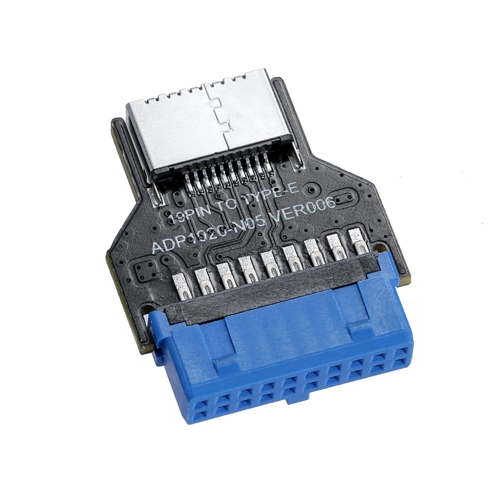 Mzhou Usb 3.0 19Pin Header To Type E Front A Key Interface Extend Usb Ports To Pcs Front Panel Usb Ports(9Pin To Type E)