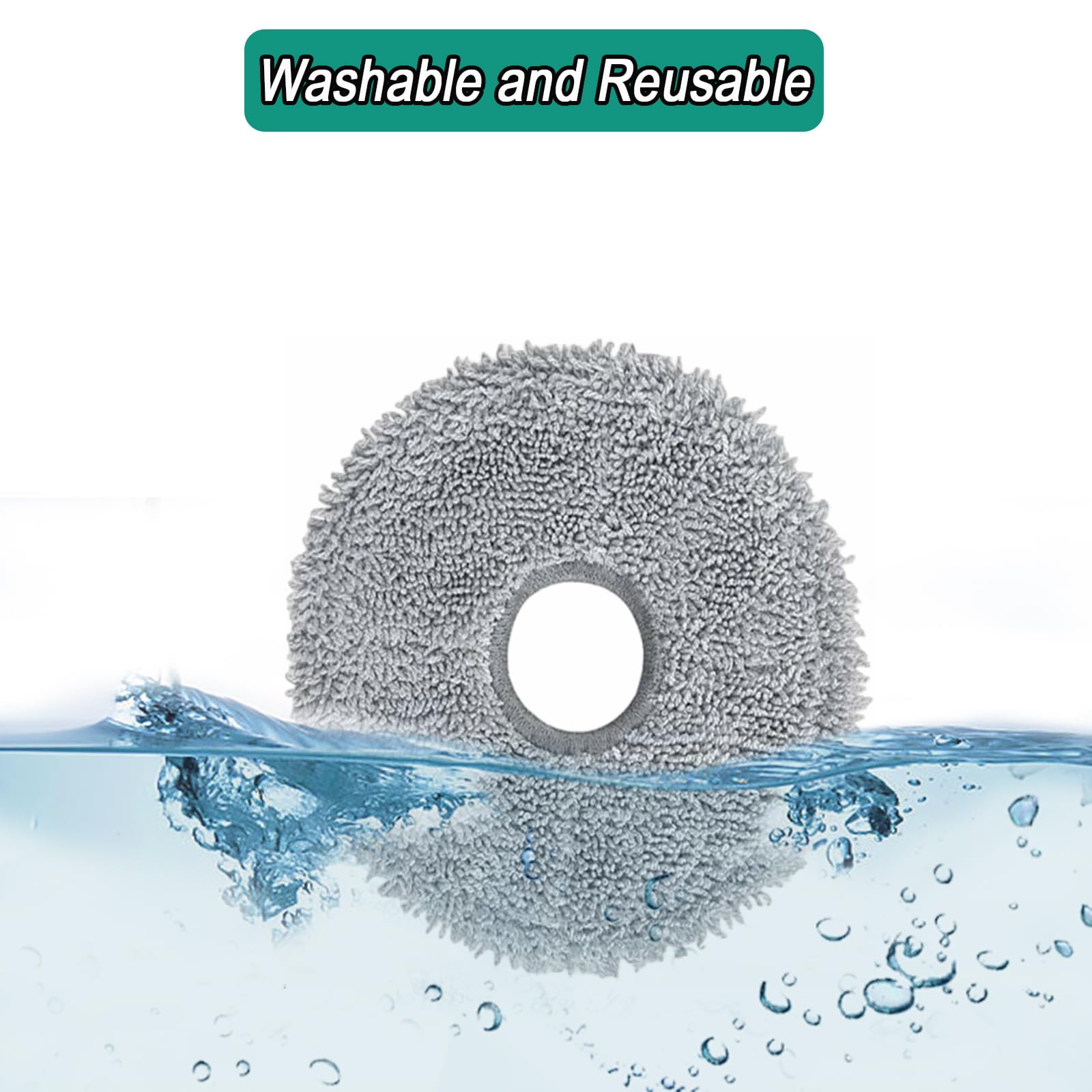 Mop Pad Accessories For Dreame X30 Ultra/ L10S Pro Ultra Heat / X40 Ultra/ X30 Pro Plus/ X30 Pro Ultra Robotic Robot Vacuum, Was
