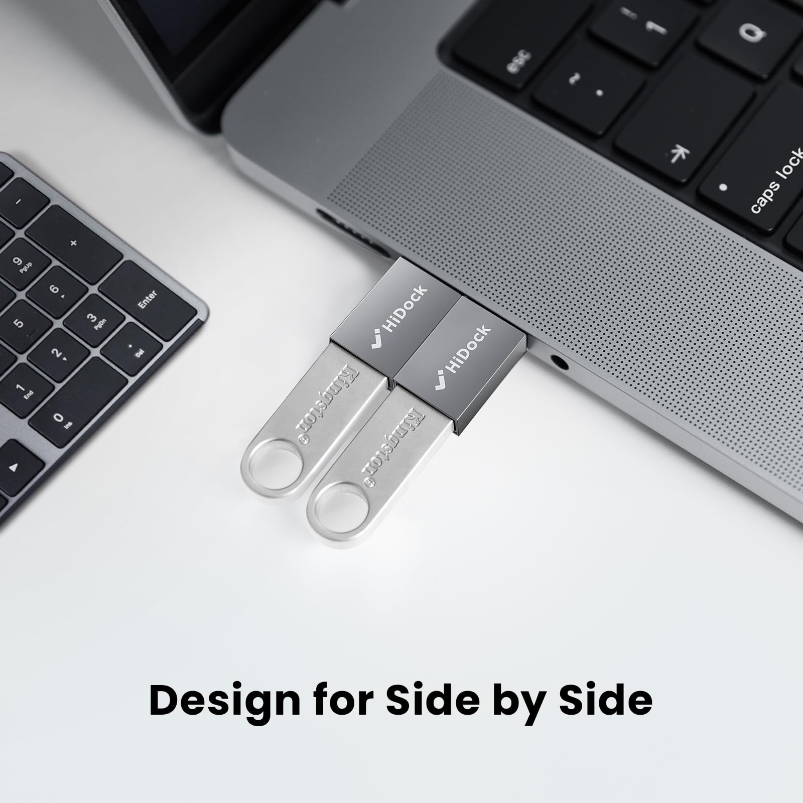 Hidock Usb C To Usb Adapter 10Gbps, 2 Pack Usb C 3.2 Male To Usb A Female Adapter Compatible With Macbook Pro/Air/Ipad Pro, Note