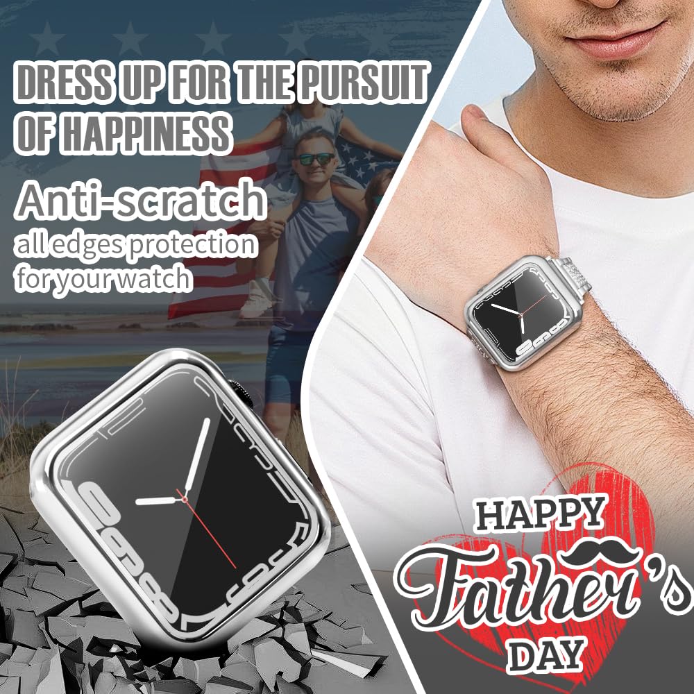 Top4Cus 40Mm Cover Soft Tpu Anti Scratch Lightweight 40Mm Iwatch Case All Around Screen Protector, Optional Cases Compatible Wit