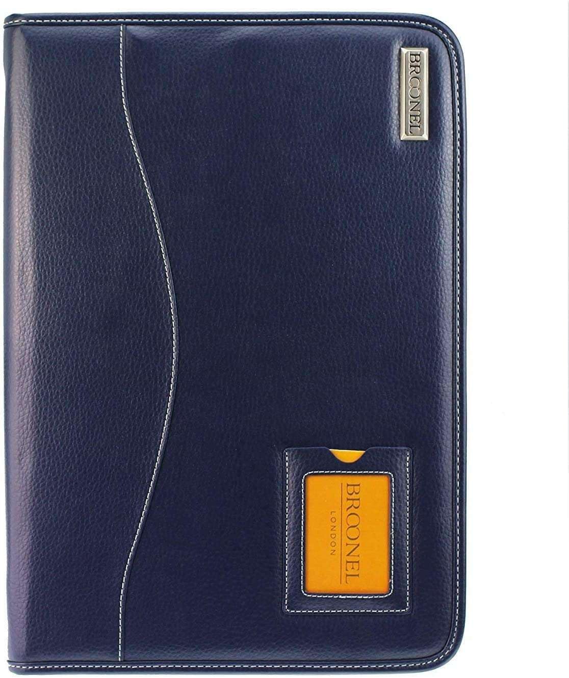 Broonel   Contour Series   Blue Heavy Duty Leather Protective Case   Compatible With Dell Xps 9315 2 In 1 13 Inch Laptop