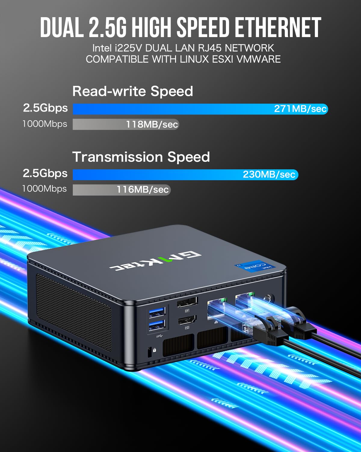 Gmktec Mini Pc, K7 Plus 13Th Intel Core I7 13620H (10C/16T, Up To 4.9Ghz), 32Gb Ddr5 Ram (16Gb*2)/1Tb Pcie Gen4 Ssd Mini Desktop