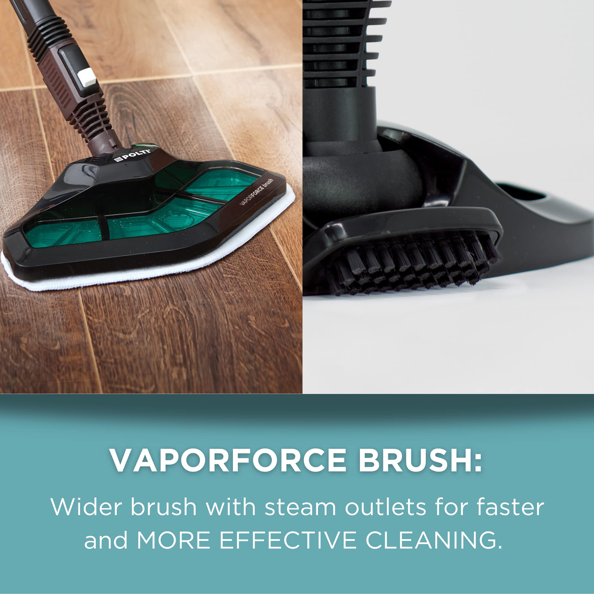 Polti Vaporetto Smart 100 Steam Cleaner With Continuous Fill, Sanitize, Clean Floors, Carpets And Other Surfaces Adjustable High