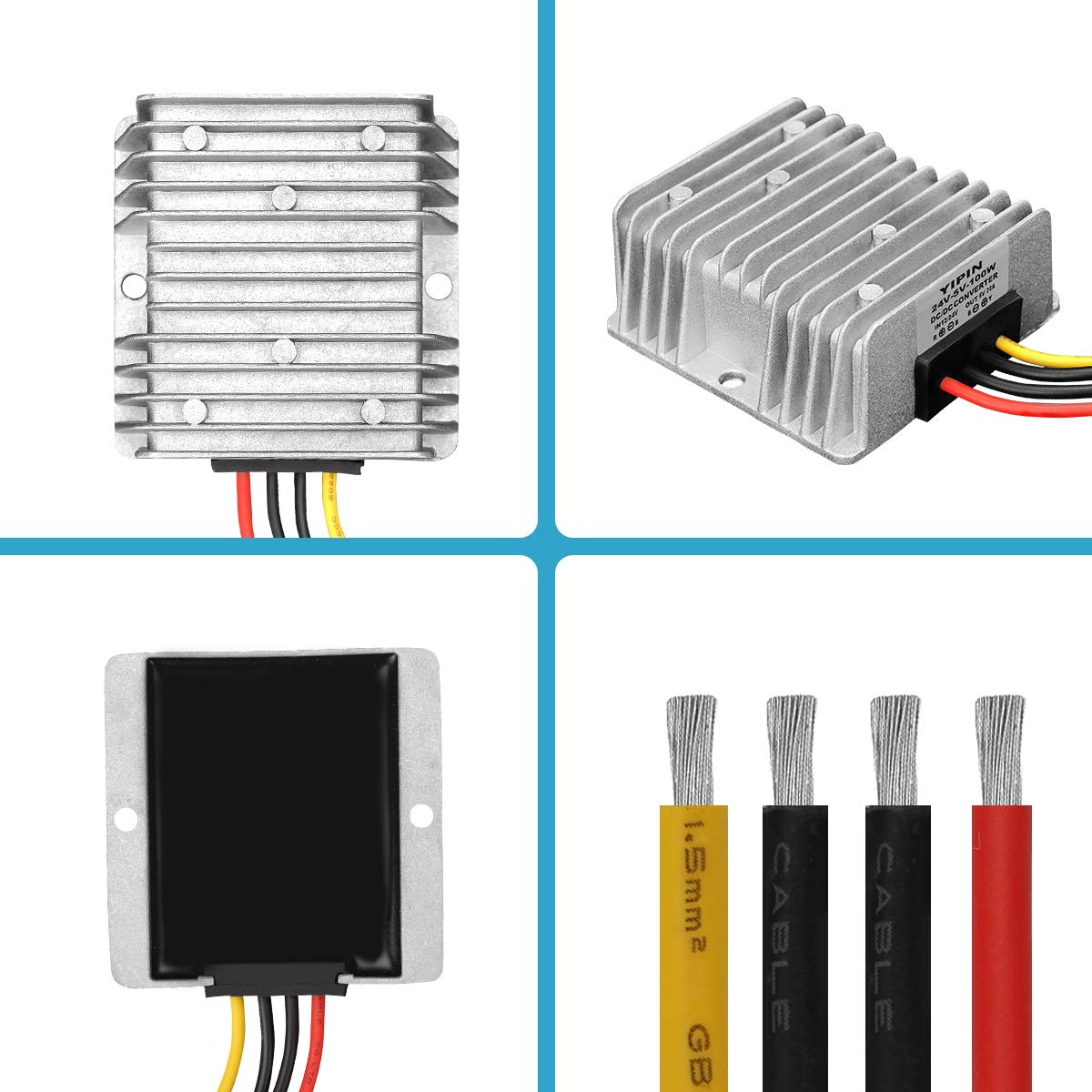 Dc Voltage Regulator Buck Converter Dc 12V 24V Step Down To 5V 20A 100W Reducer Stabilized Power Supply Converter Waterproof Mod