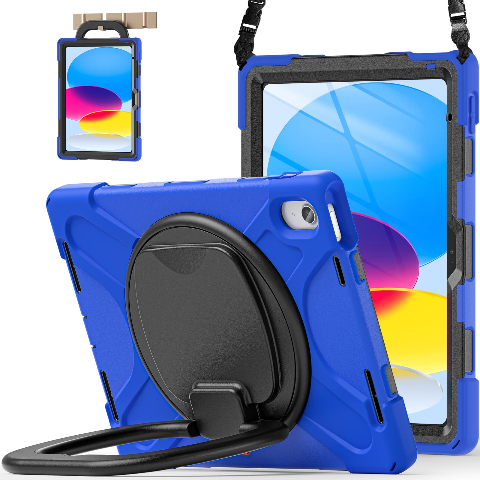 Batyue Case For Ipad 10Th Generation   Shockproof Protection Cover For 2022 10.9 Inch Ipad (10Th Generation) With Screen Protect