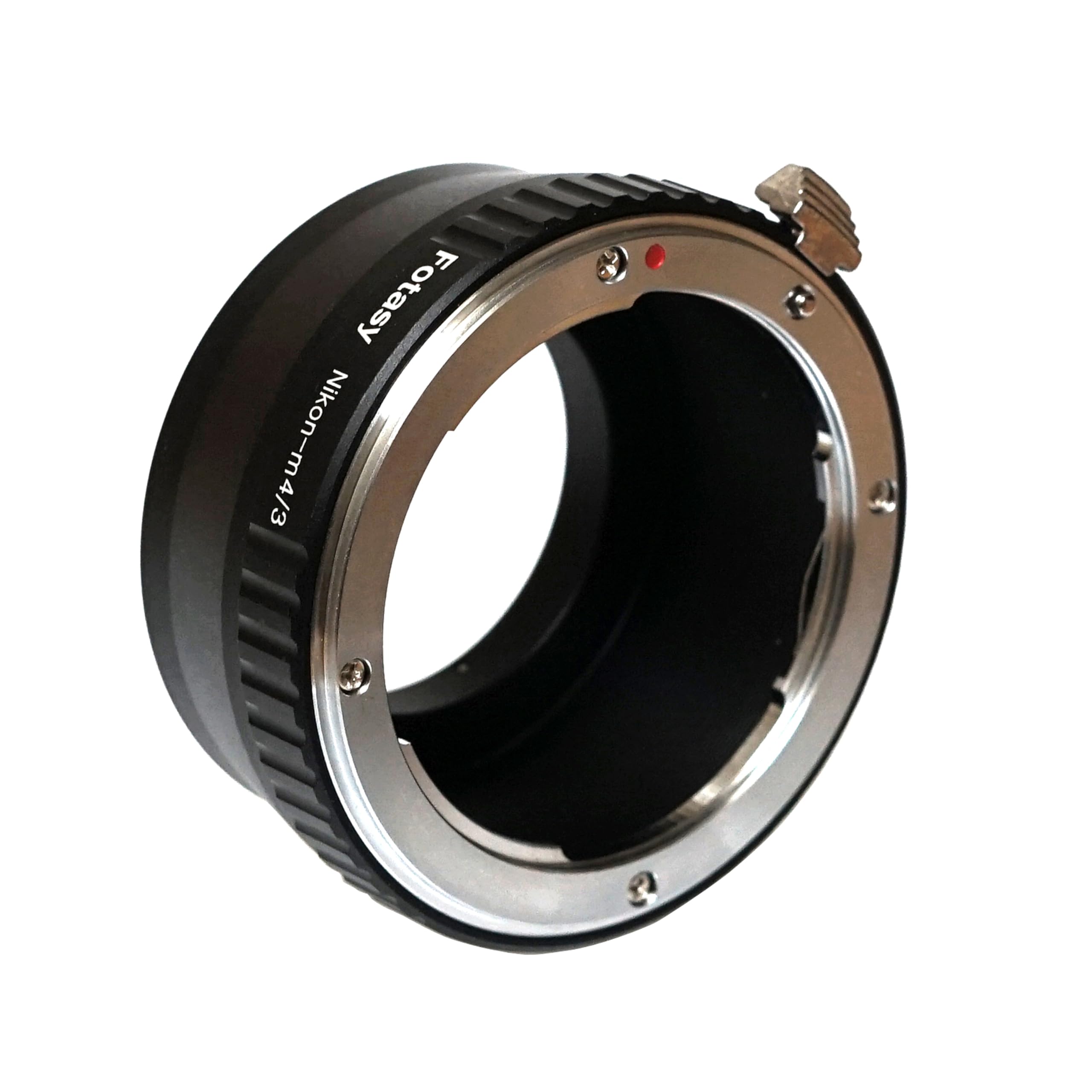 Fotasy Manual Nk Lens To M4/3 Adapter, F Mount To Mft, Compatible With Nikon F Lens Panasonic G7 G9 Gf8 Gf90 Gh5 Ii Gx7 Gx9 Gx85