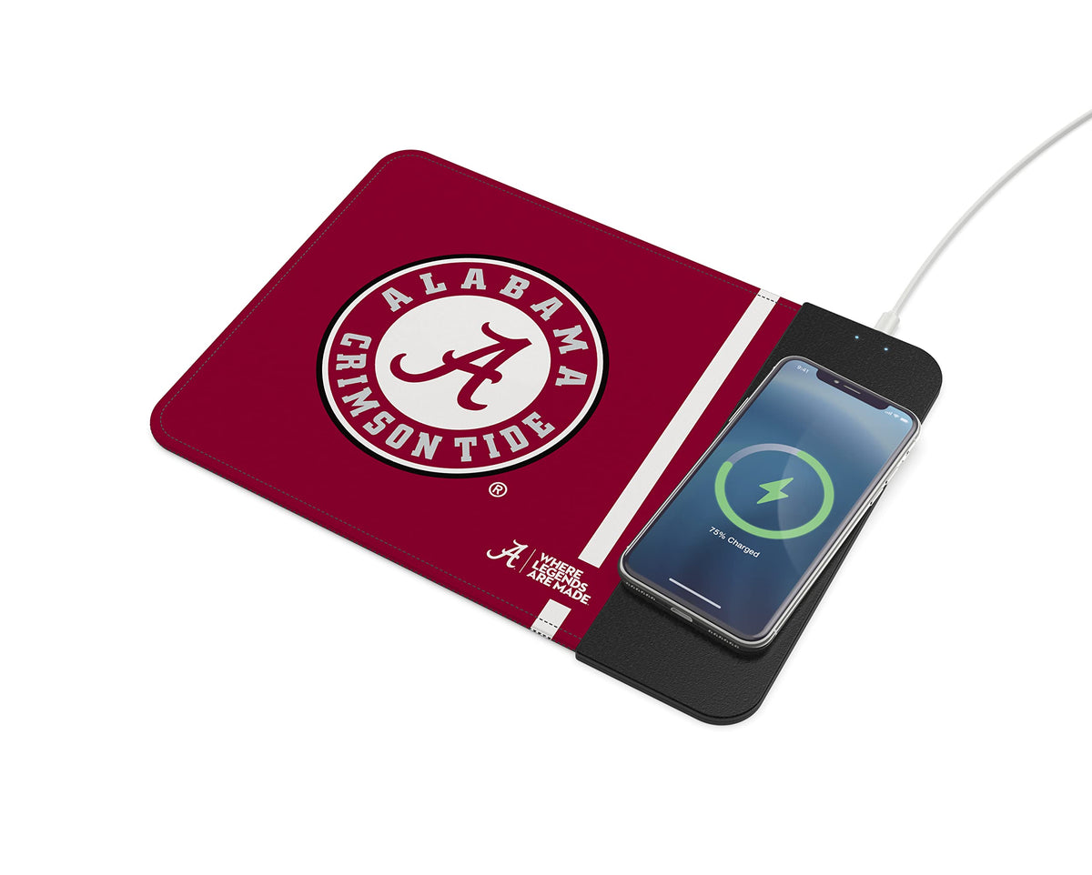 Soar Ncaa Wireless Charging Mouse Pad, Alabama Crimson Tide