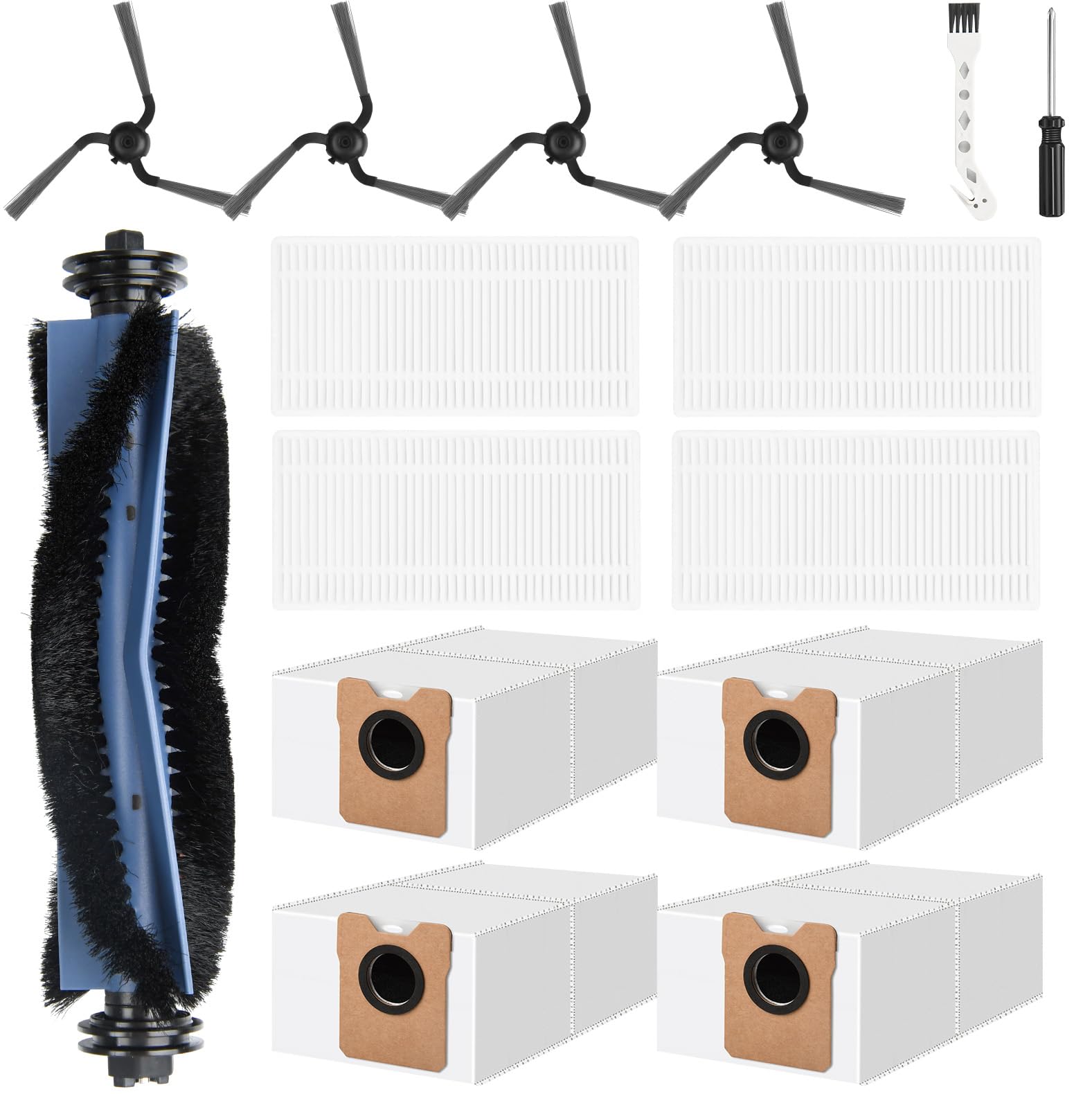 Accessories Kit for SelfEmpty eufy C10 Robot Vacuum, Replacement Parts