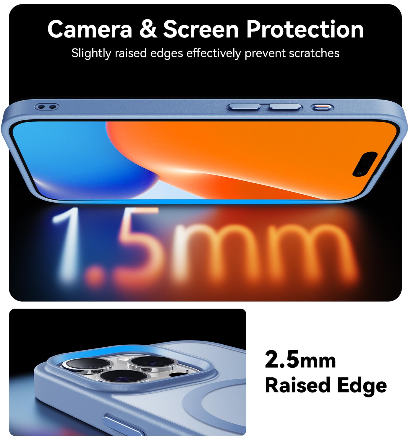 Opxyl Magnetic For Iphone 15 Pro Max Case Compatible With Magsafe, [16Ft Drop Protection] Shockproof 15 Promax Phone Case For Ma