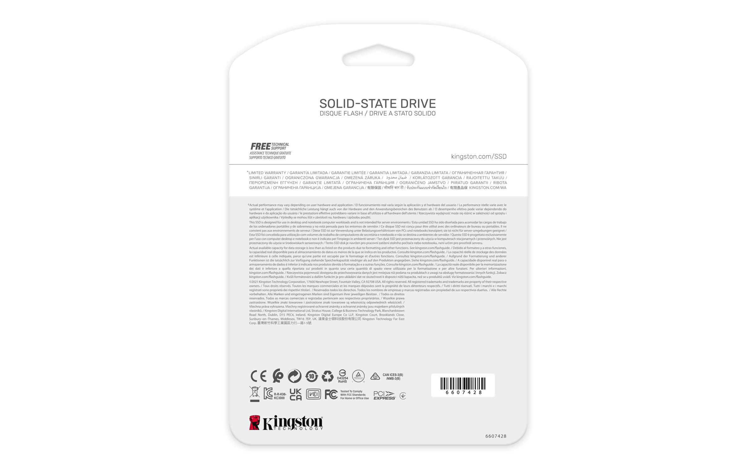 Kingston 512 Gb Kc3000 Pcie 4.0 Nvme M.2 Ssd - High-Performance Storage For Desktop And Laptop Pcs -Skc3000S/512G