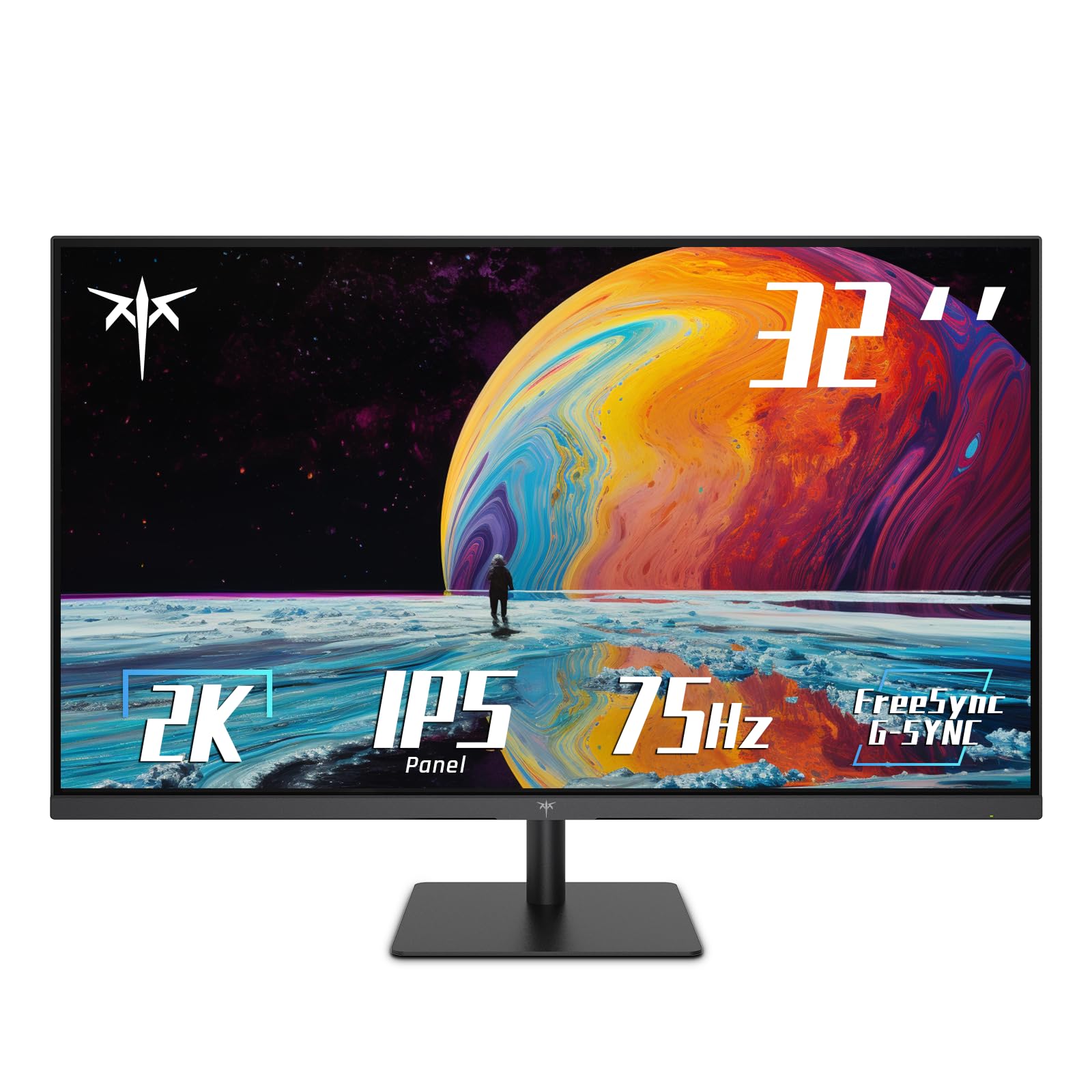 Ktc 32 Inch 2K Computer Monitor, Ips 1440P Monitor With Ultra Thin Bezels, Hdr10, Freesync/G Sync, Hdmi/Dp Ports, Tilt Adjustabl