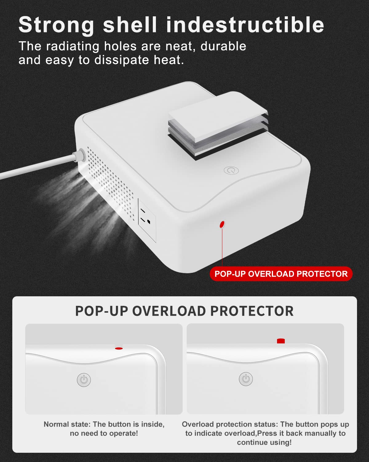Step Up Transformer 110V To 220V Voltage Converter 2000W, No Noise, Suit For Juicer, Chocolate Machine And Other Appliances ,Usi