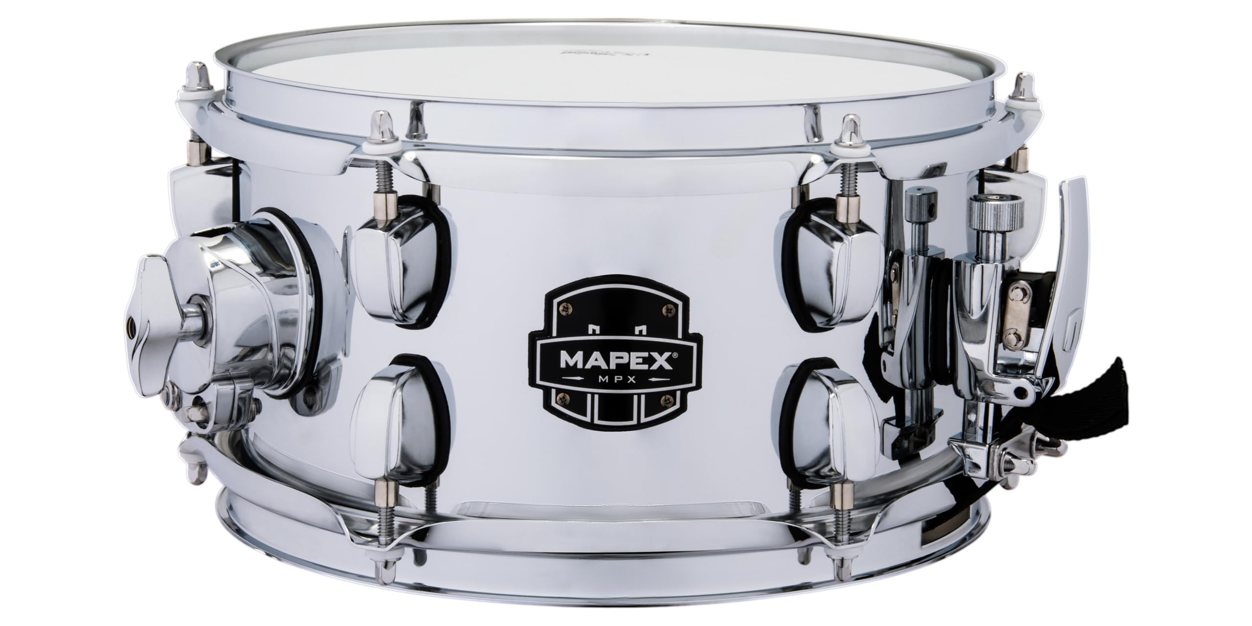 Mapex Mpx Steel Shell Side Snare Drum, 10 In. X 5.5 In., Chrome