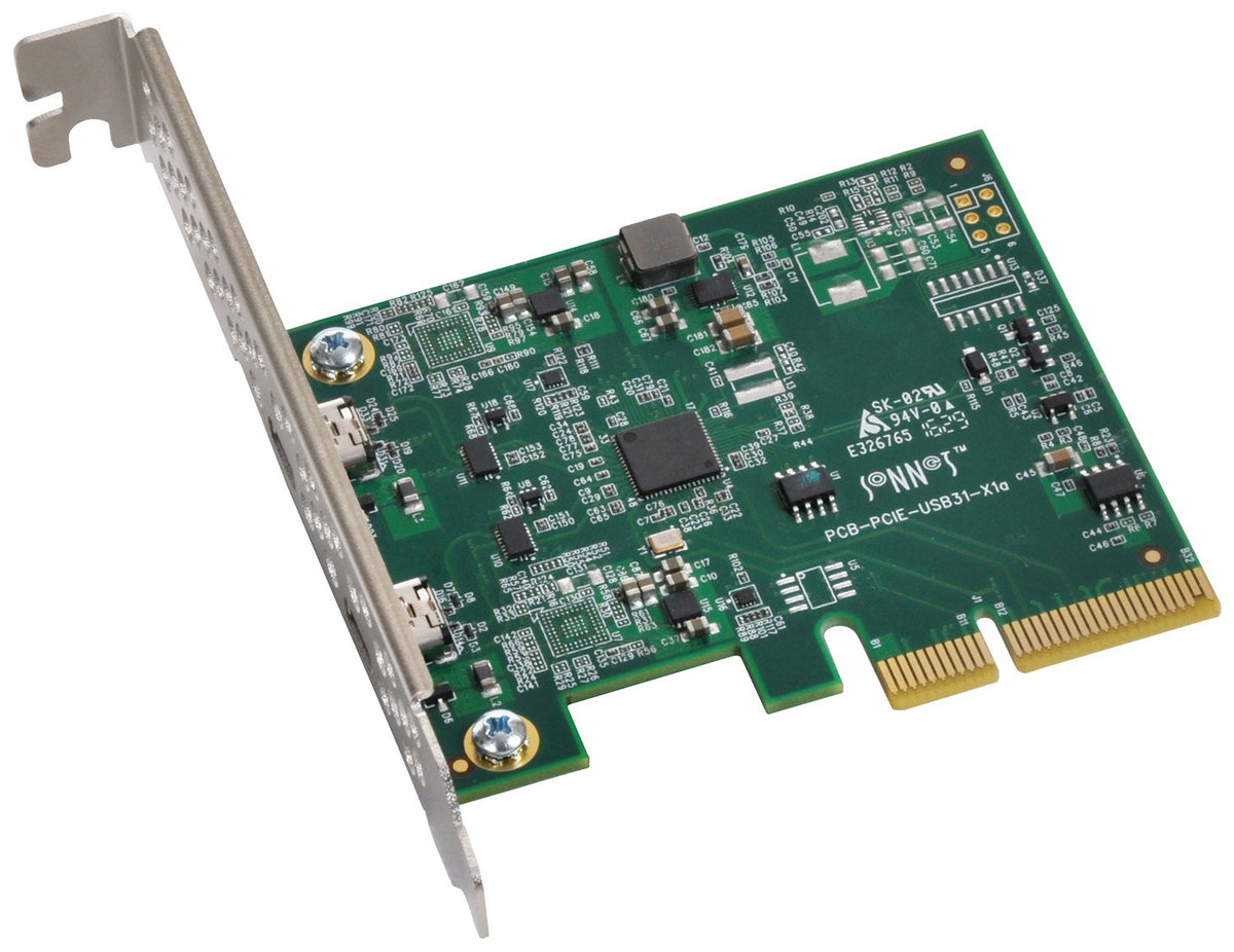 Sonnet Allegro Usb 3.1, Two Port Usb C 10Gb Pcie Card (Usb3C 2Pm E)
