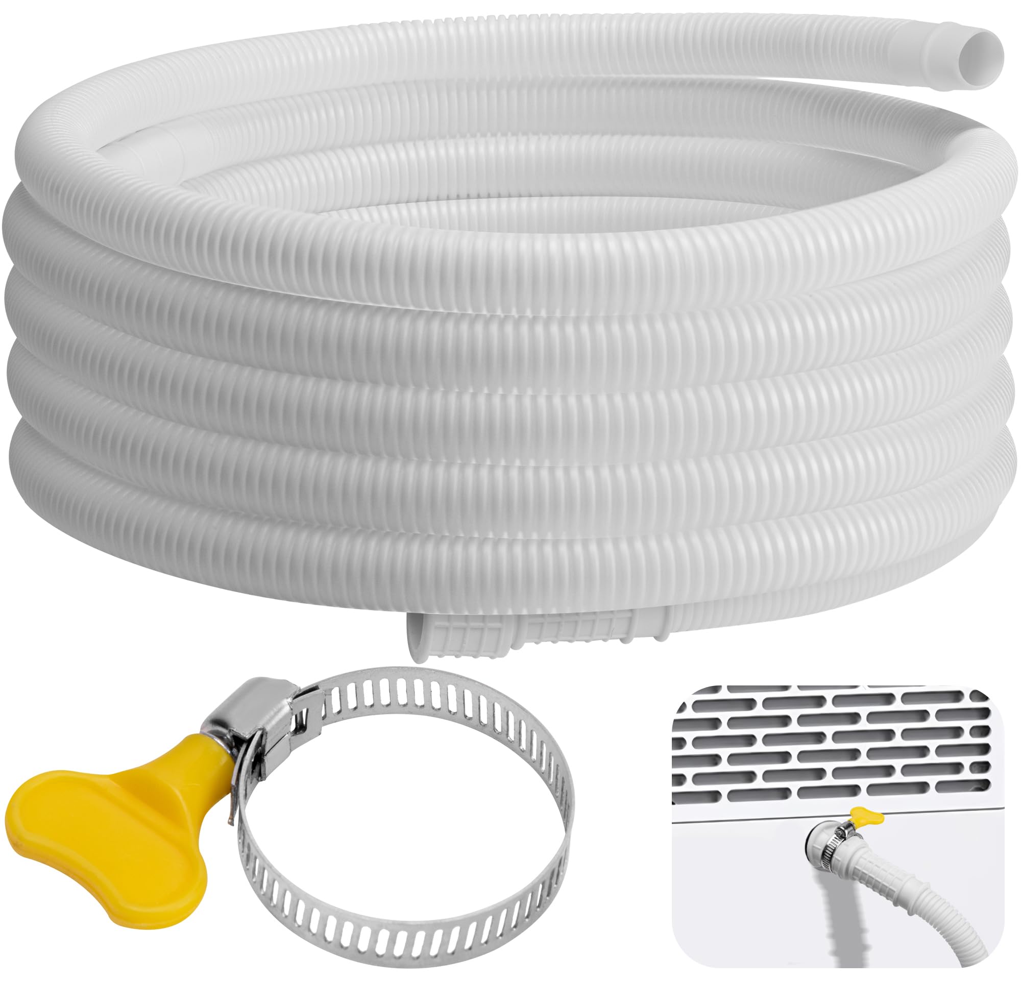 Nkiy Quen 16.5 Ft Dehumidifier Drain Hose 3/4'' Fht  Cuttable Leakproof Dehumidifier Discharge Hose For Drainage  Flexible Unive