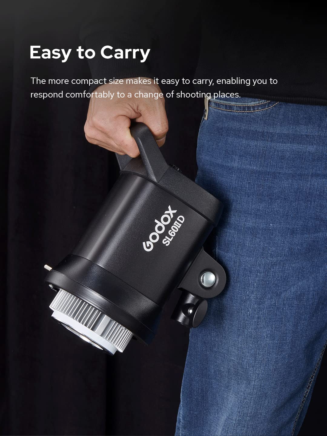 Godox Sl60Ii D Led Video Light Kit 2Pack Continuous Light Set, Square Grid Softbox,Light Stand, Remote Control & Honeycomb Grid