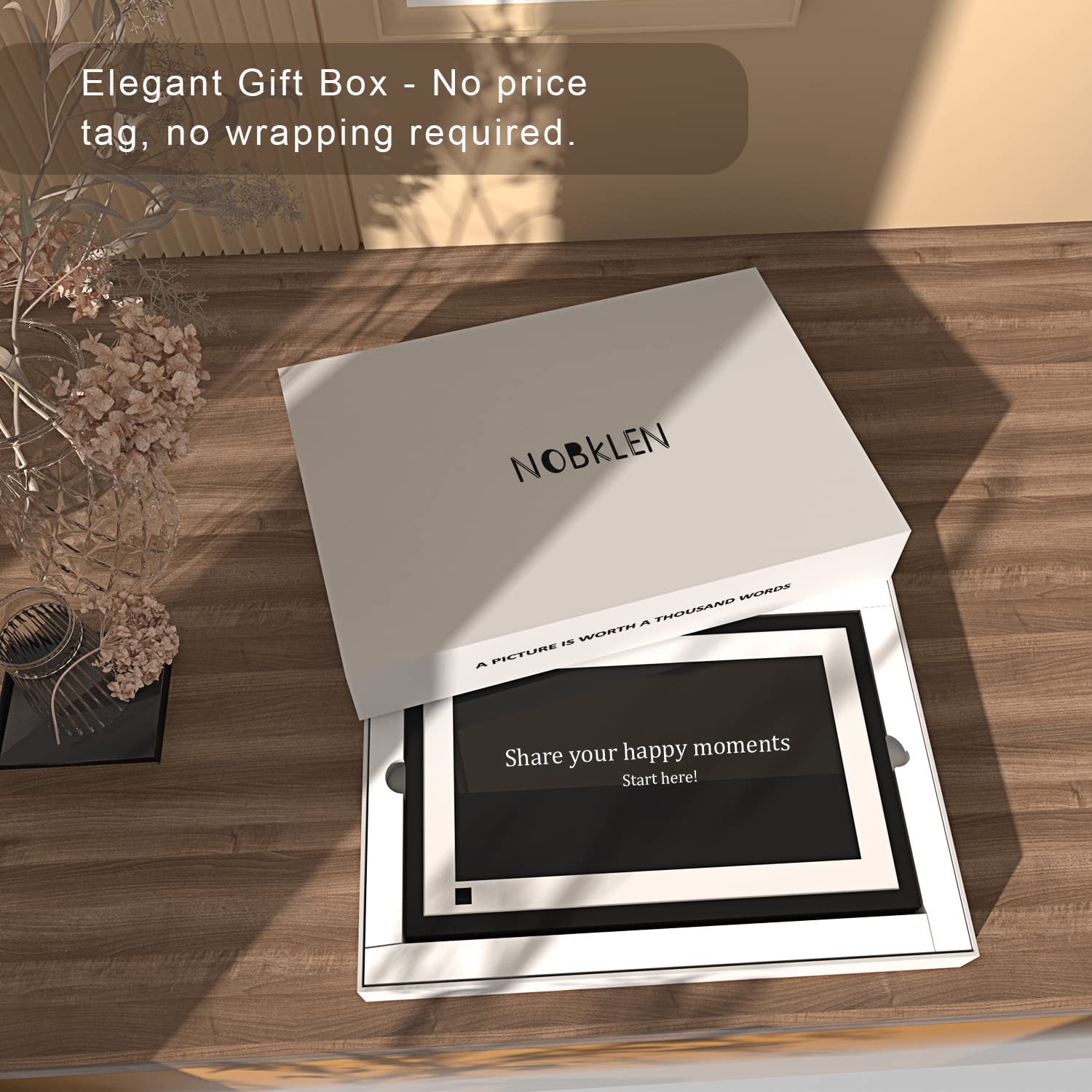 Digital Picture Frame 10.1 Inch Large Digital Photo Frame With Ips Full Hd Touchscreen, 32Gb Wifi Smart Frame Share Photos And V