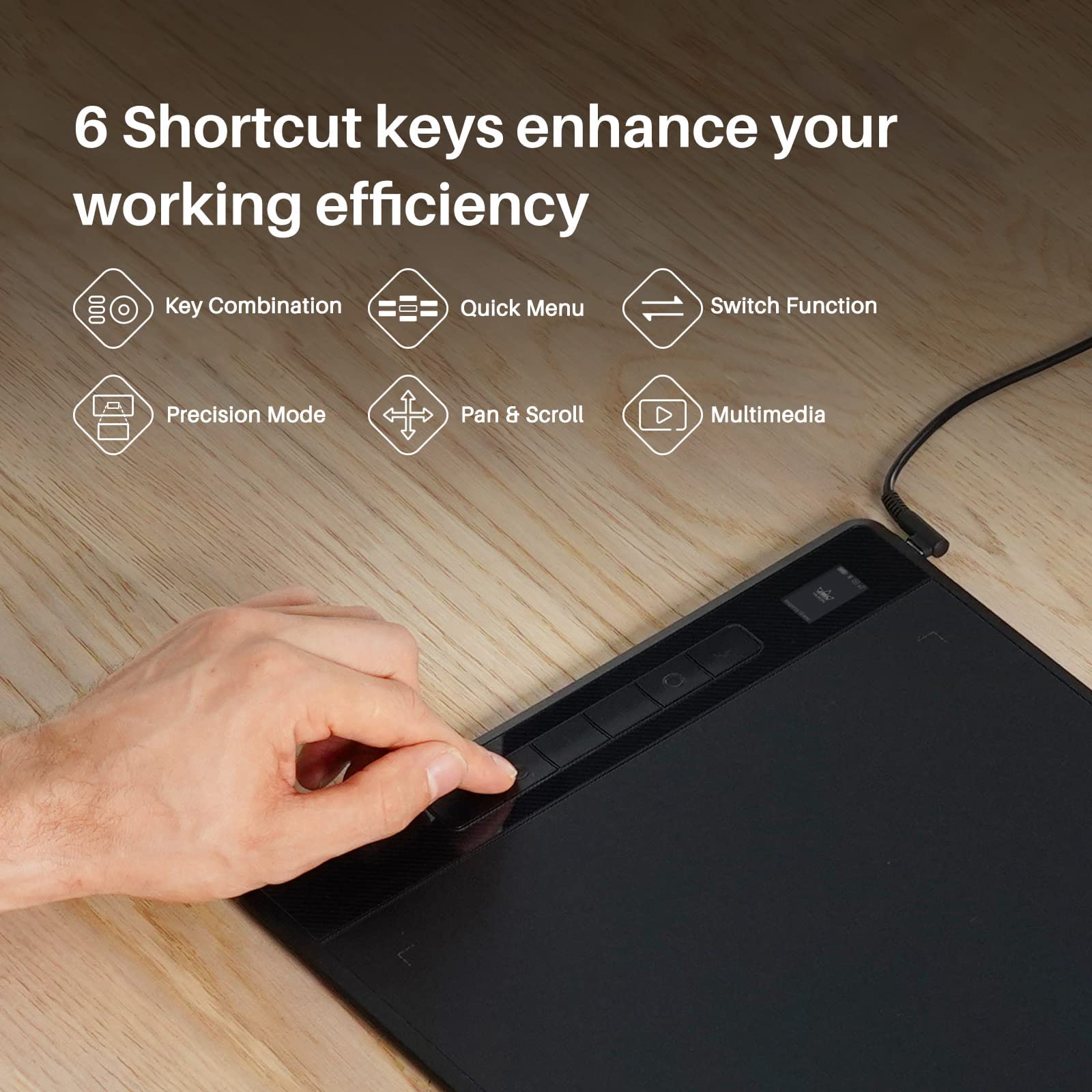 Huion Inspiroy Giano G930L Wireless Graphics Drawing Tablet With Smart Mini Lcd Screen And Pw517 8192 Levels Pressure Battery-Fr