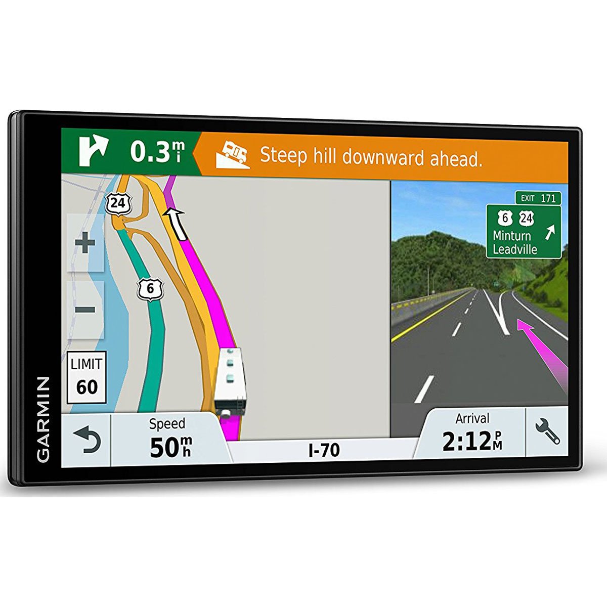 Garmin Rv 770 Na Lmt-S Rv Dedicated Gps Navigator Essential Camping Accessory Bundle Includes Car Charger, Cleaning Cloth, Scree
